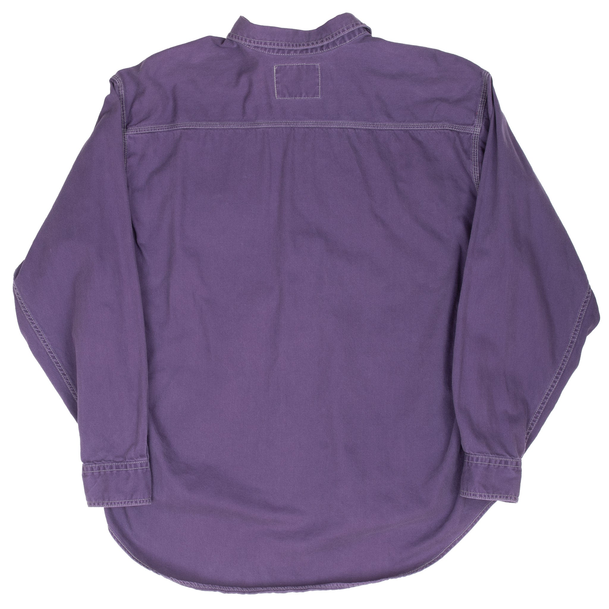 Vintage Levis Pocket Purple Denim Shirt 1990S Size XL