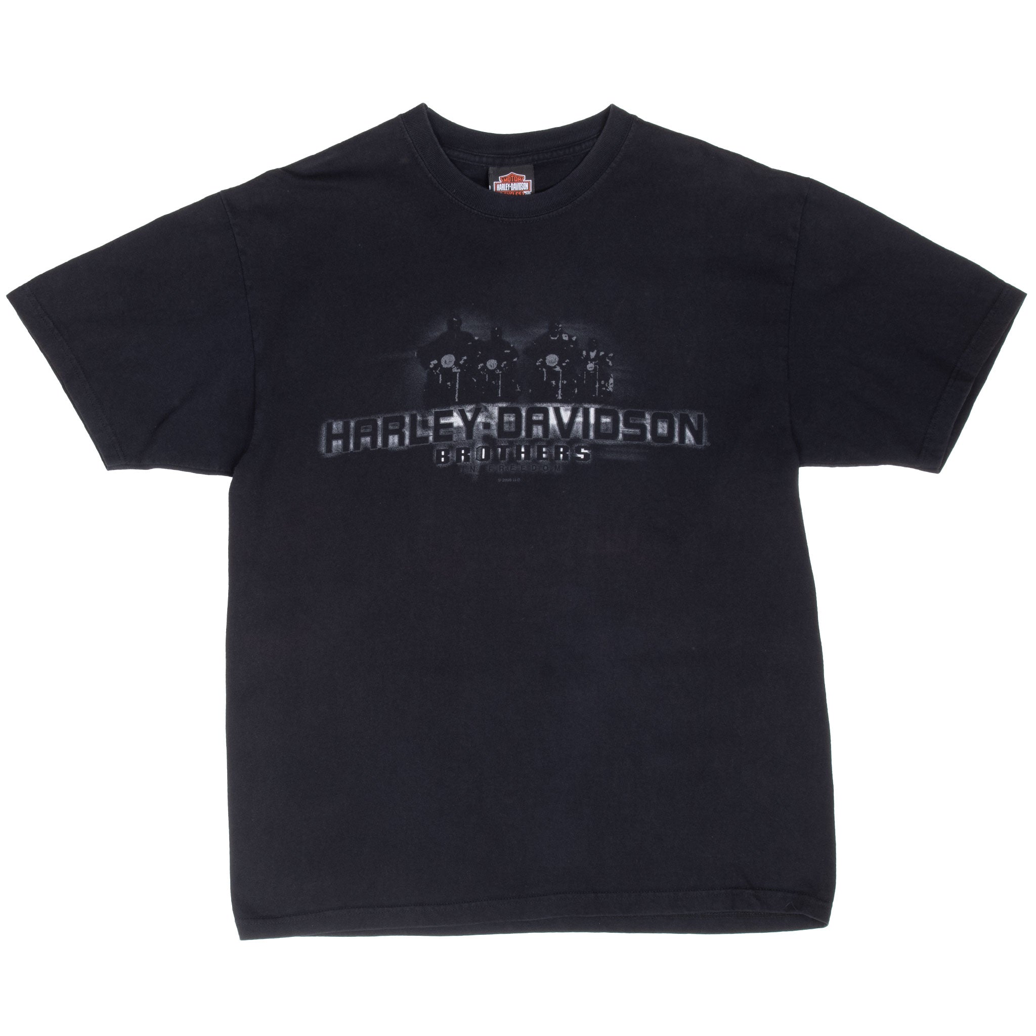 Vintage Harley Davidson Brothers Lindon Utah Tee Shirt 2008 Size Large Made In Usa