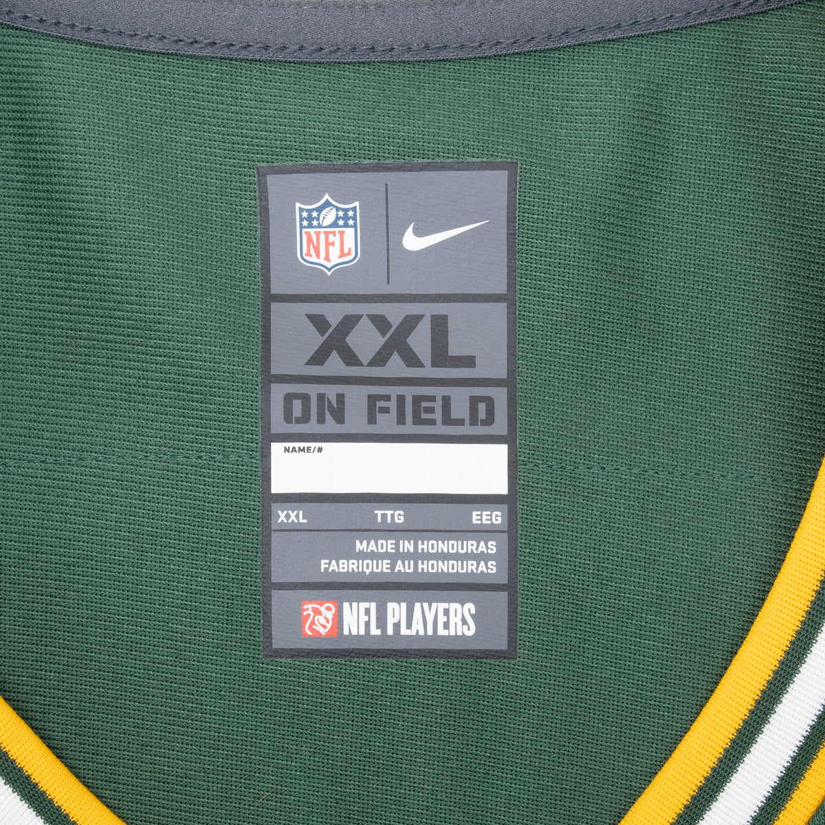 Vintage Nfl Green Bay Packers Rodgers #12 Nike Jersey Size 2XL