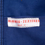 Vintage French Workwear Rennes Textiles Jacket 1960S Size Medium Made In France