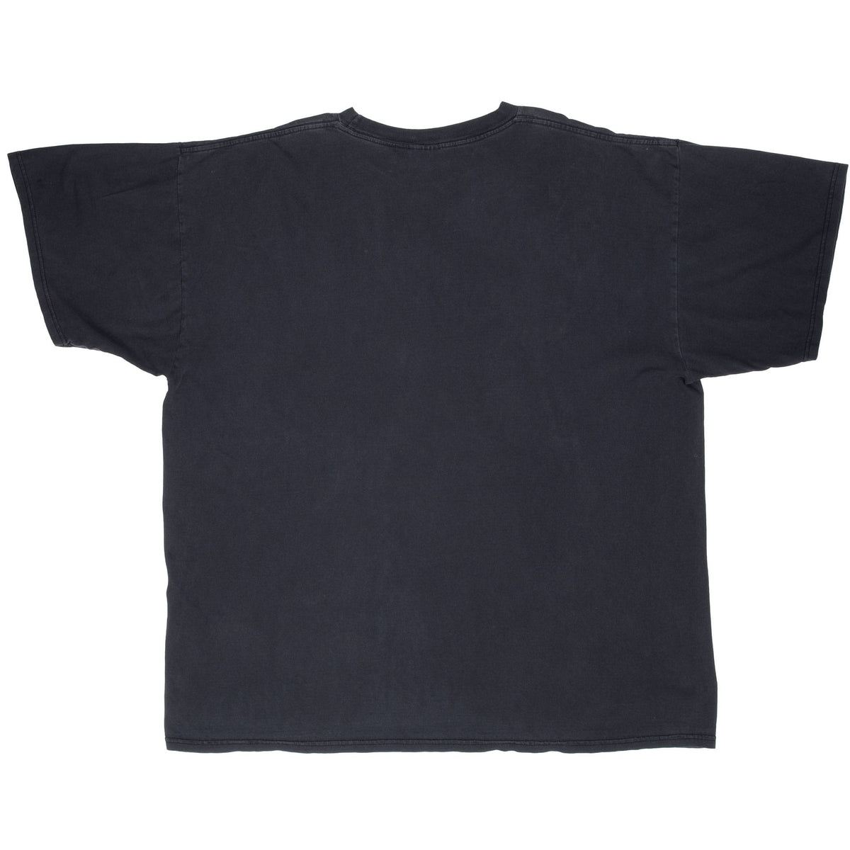 Plain back of black Nike Miami Heat short-sleeve T-shirt
