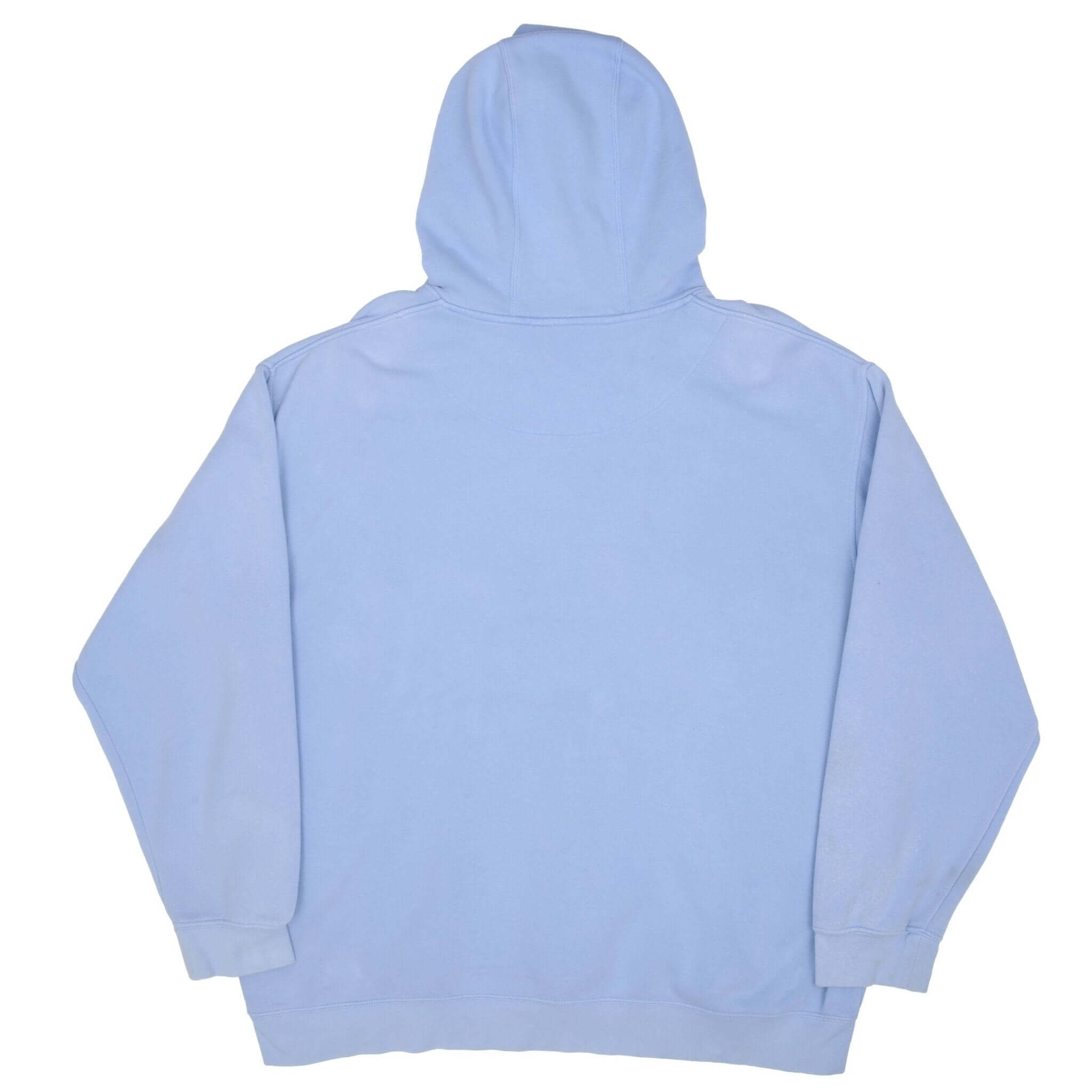 Vintage Nike Spellout Swoosh Blue Hoodie Sweatshirt 2000S Size XL