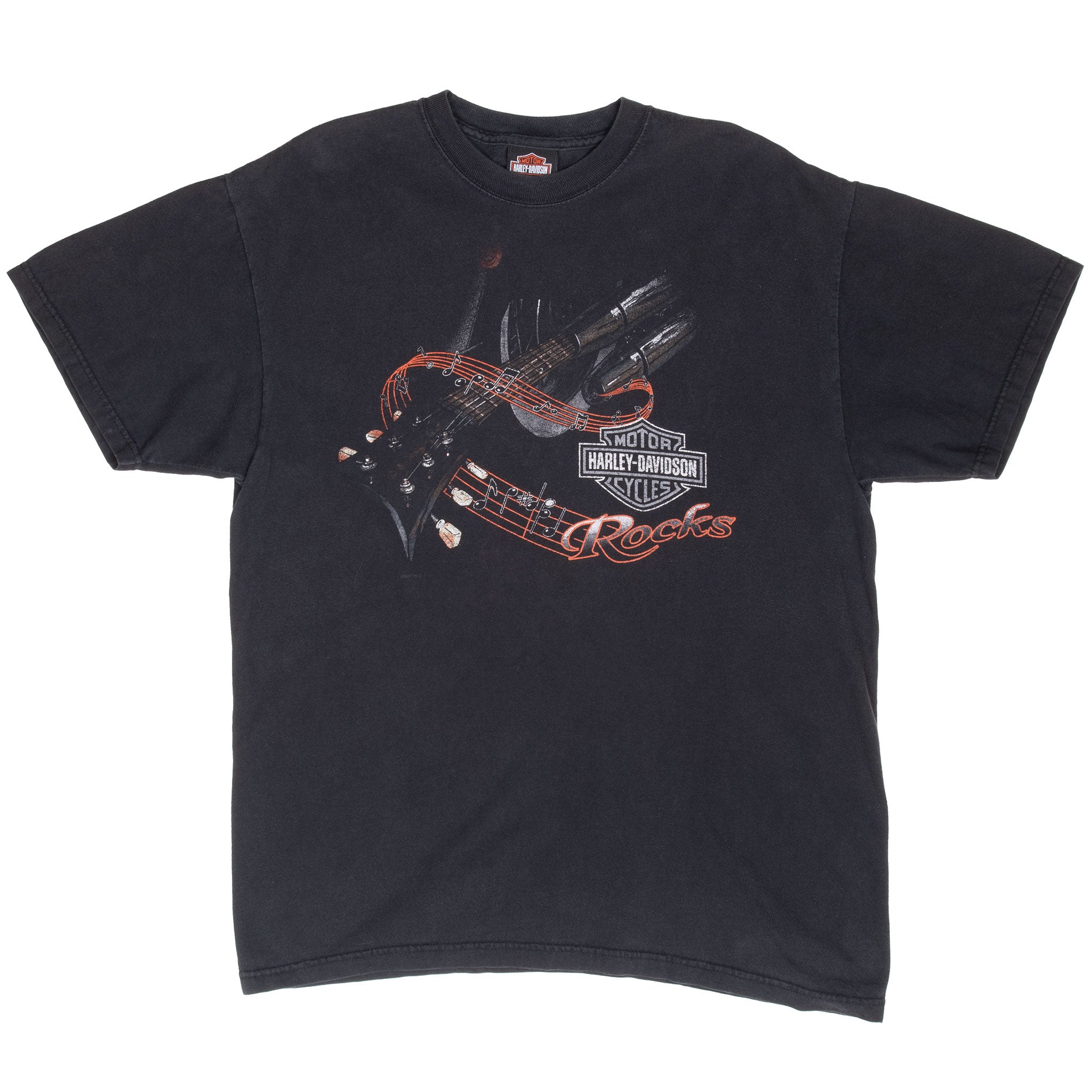 Vintage Harley Davidson Rocks Rogers Arkansas 2007 Tee Shirt Size Large Made In Usa