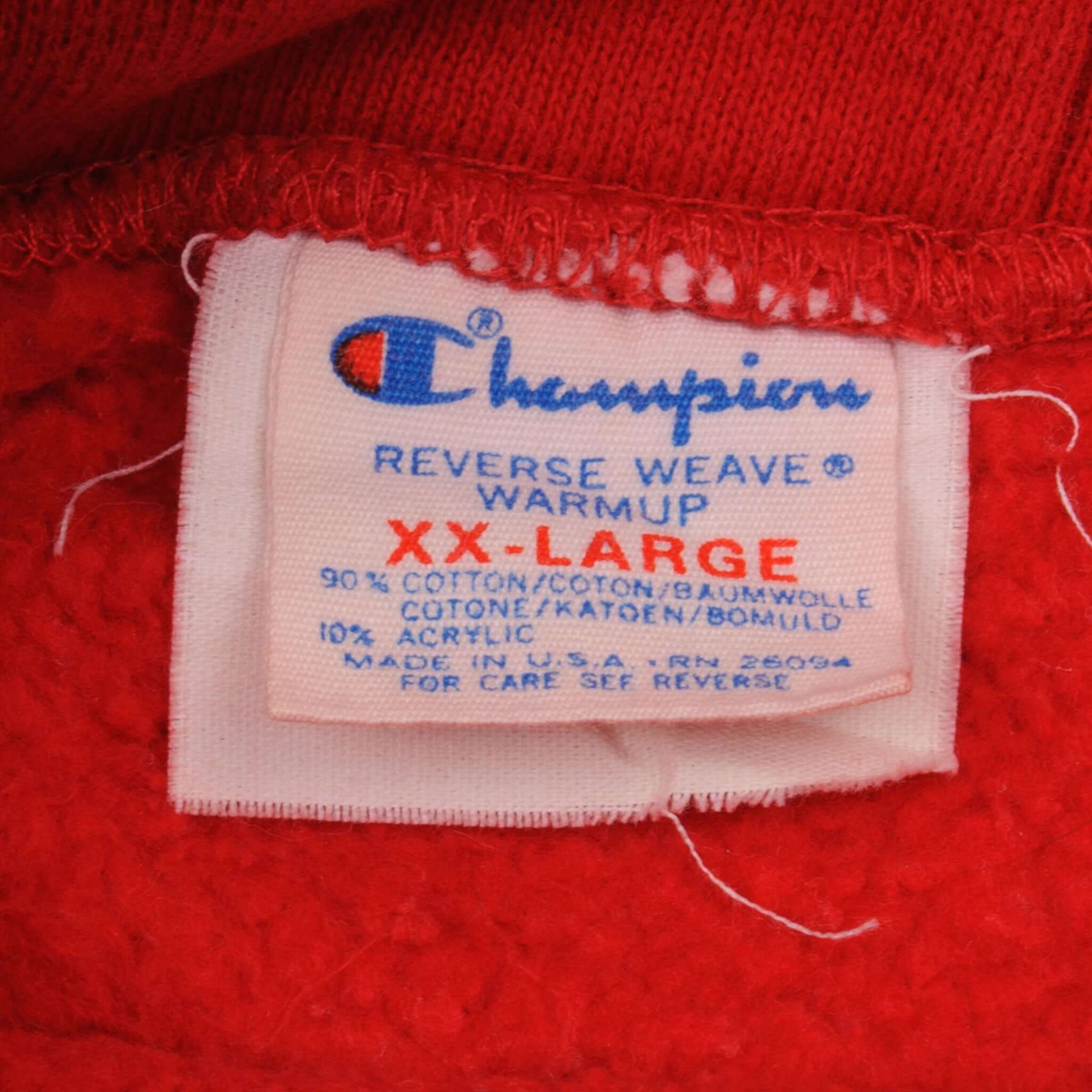 Vintage Reverse Weave Shippensburg University Champion Sweatshirt 1980S Size 2Xl Made In USA