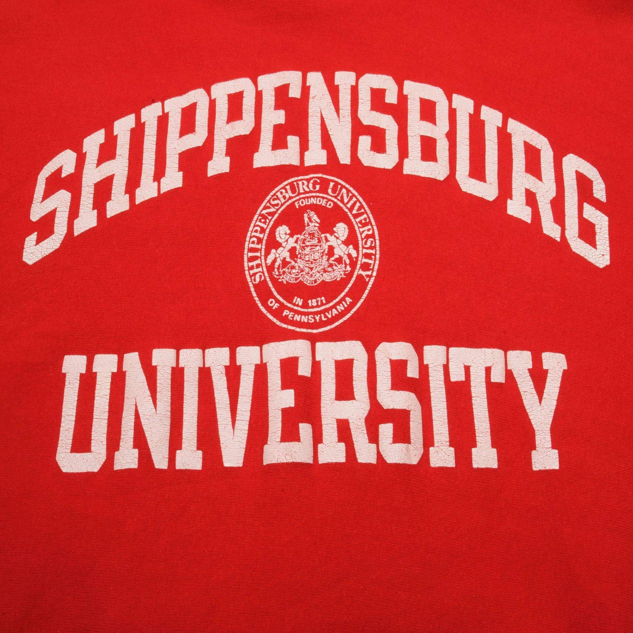 Vintage Reverse Weave Shippensburg University Champion Sweatshirt 1980S Size 2Xl Made In USA