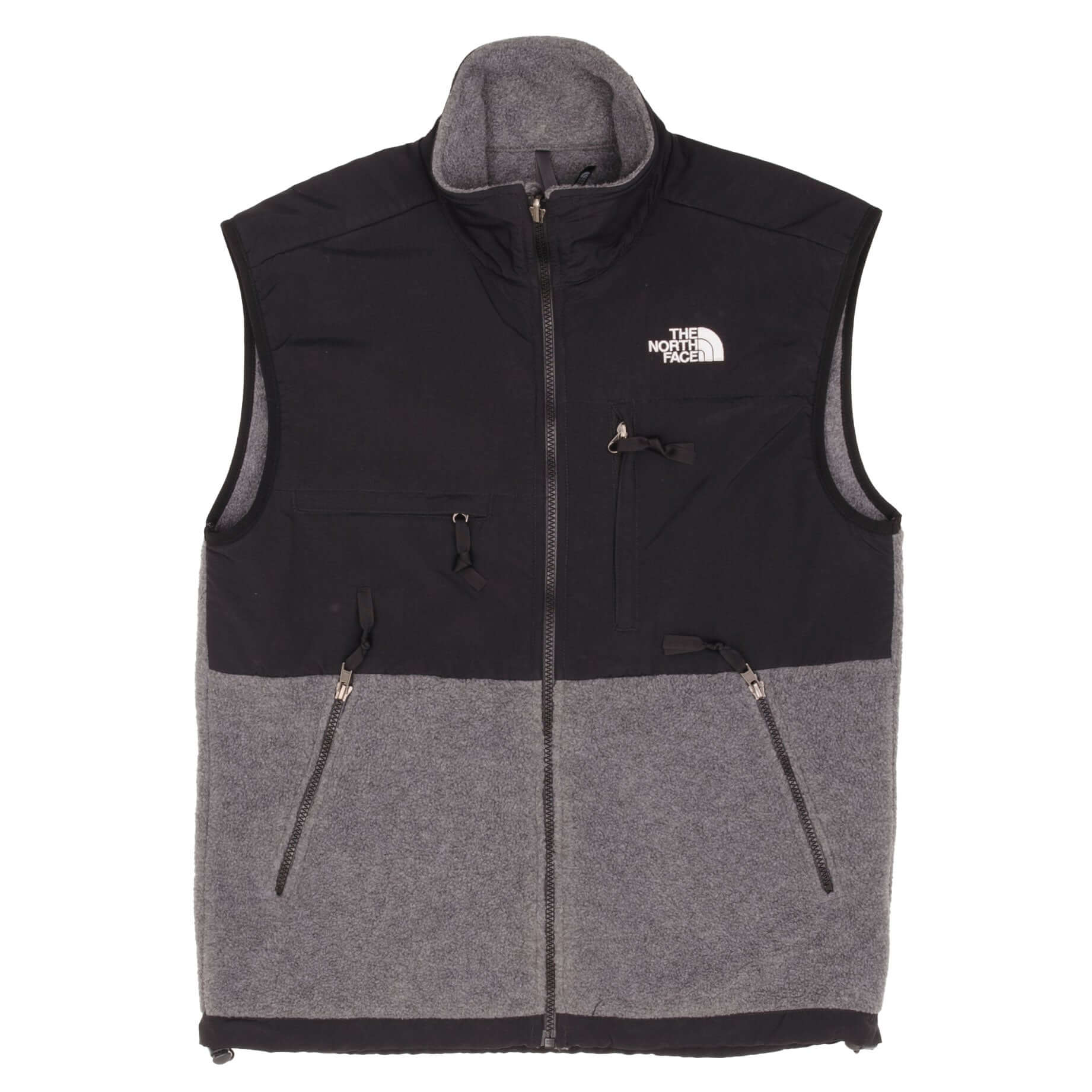 Vintage The North Face Polartec Denali Dark Gray Fleece Jacket Size Small