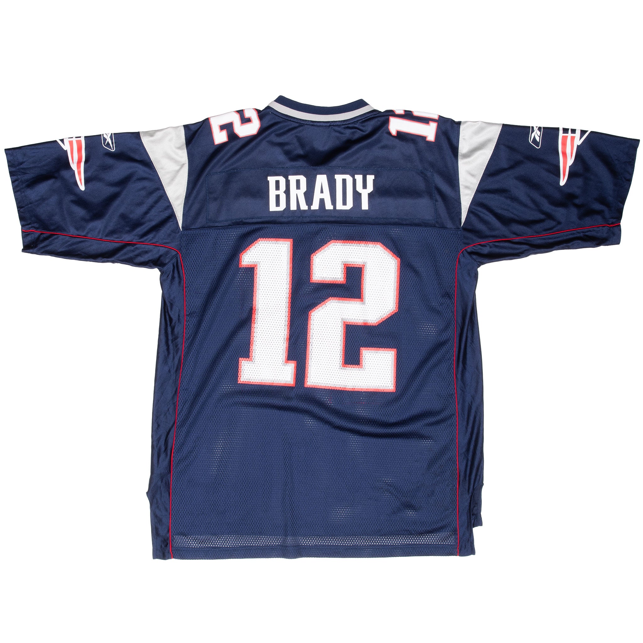 Vintage Nfl New England Patriots Tom Brady #12 Reebok Jersey 2000S Size Large