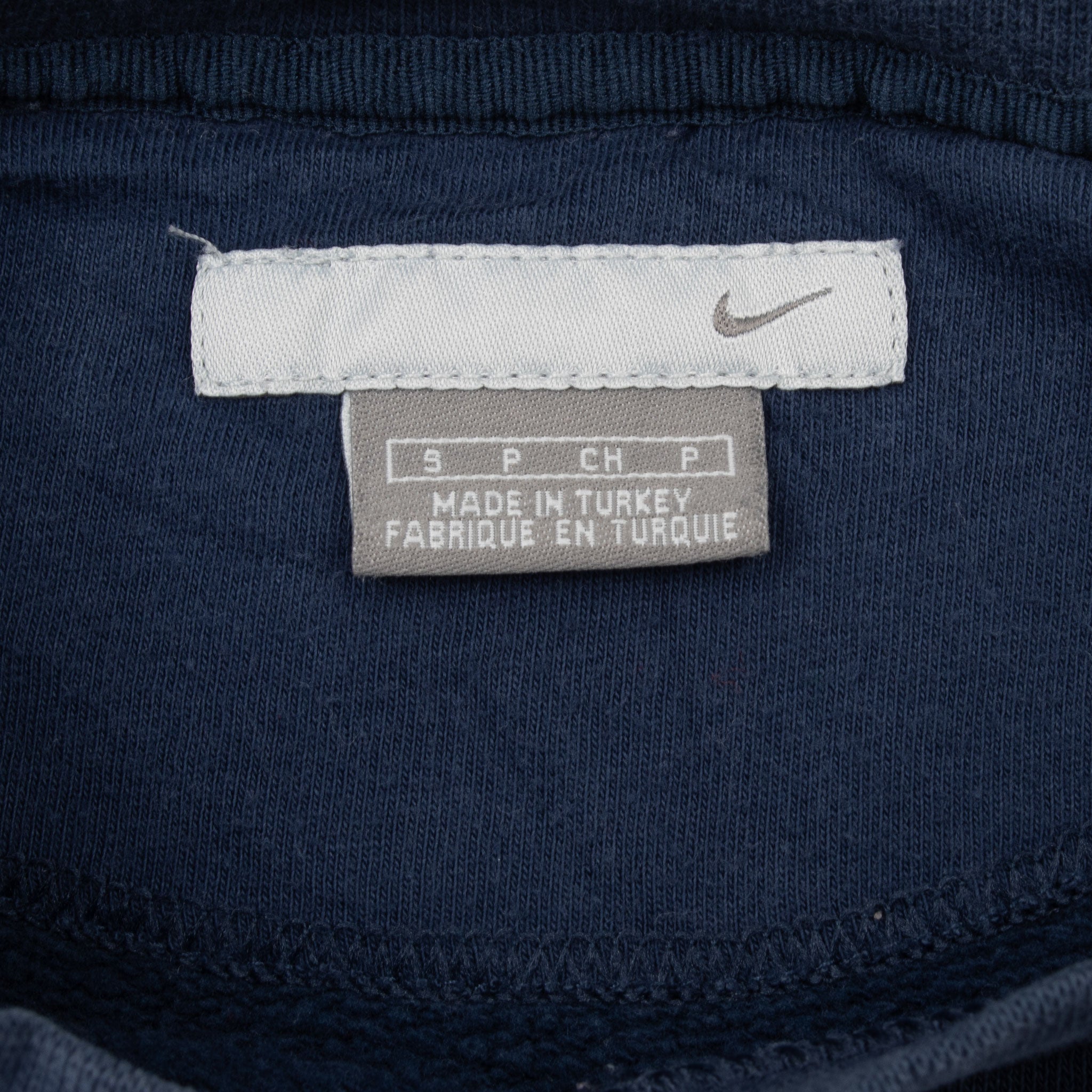 Vintage Nike Classic Swoosh Navy Blue Sweatshirt 2000S S