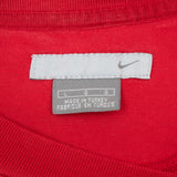 Vintage Nike Classic Swoosh Red Sweatshirt 2000S Large