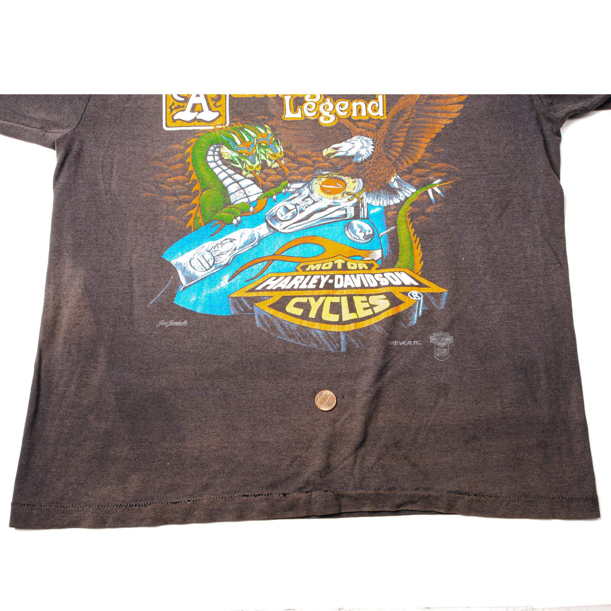 VINTAGE HARLEY DAVIDSON TEE SHIRT SIZE MEDIUM 1980s