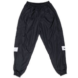 Vintage Nike Classic Swoosh Black Nylon Track Pants 1990S Size Large