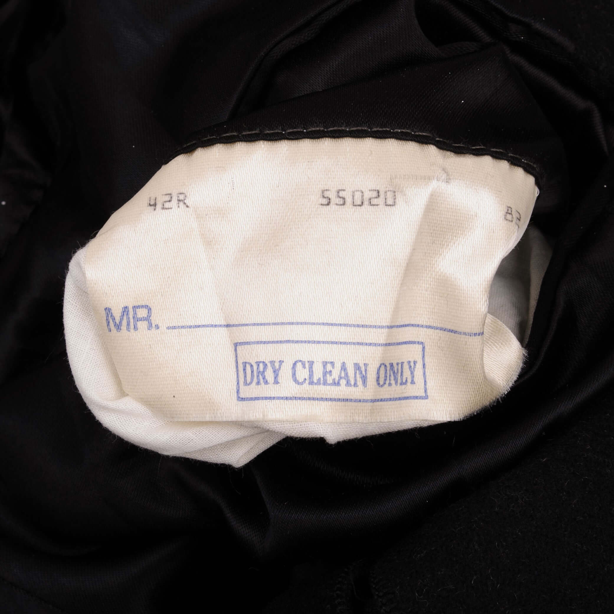 Vintage Polo Ralph Lauren Wool Pea Coat Jacket 1990S Size 42 Made In USA