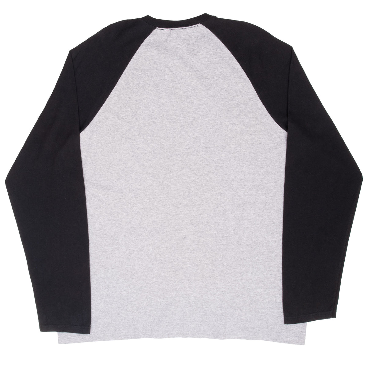 Vintage Ralph Lauren Polo Jeans Grey Black Long Sleeve Raglan Tee Shirt Size Large