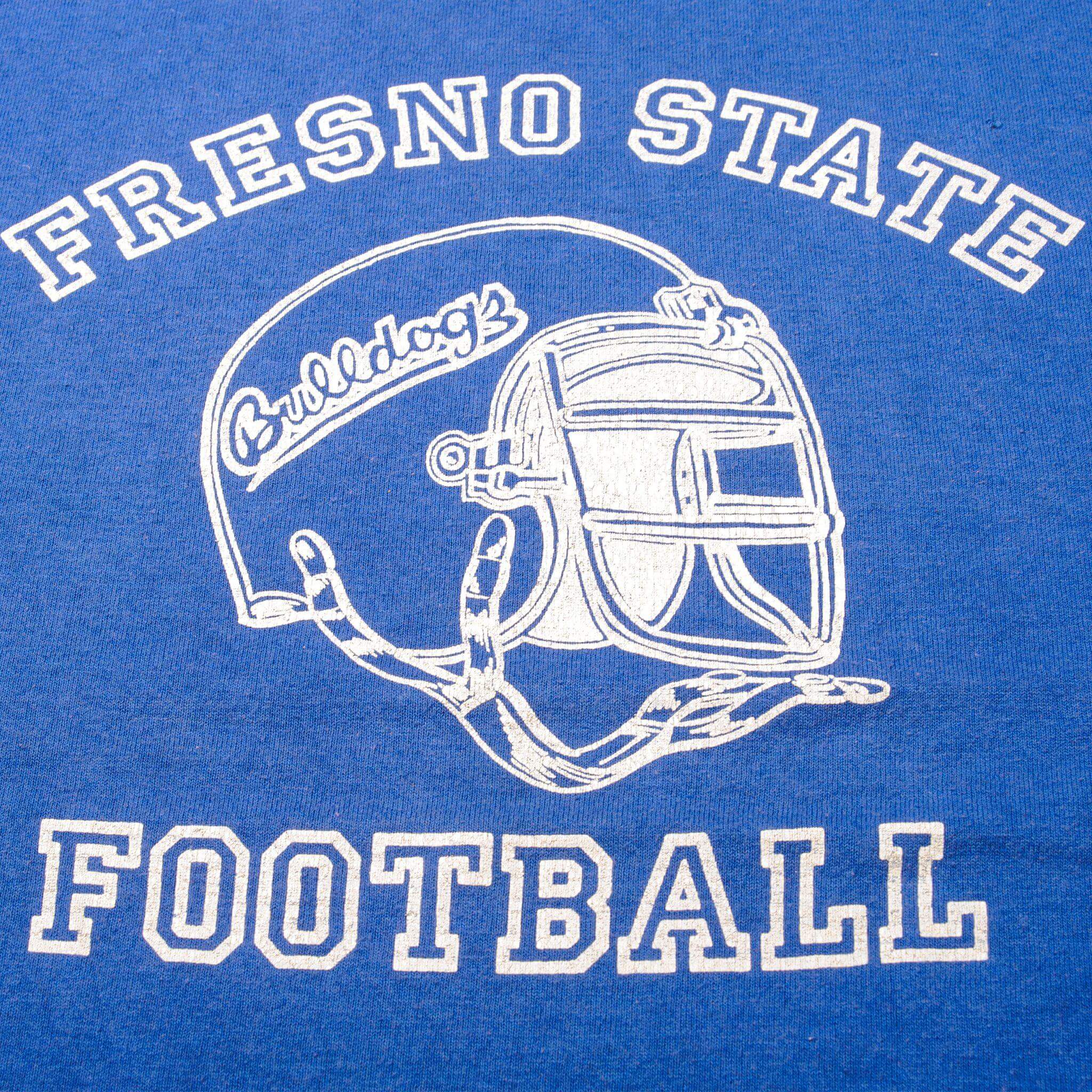 Vintage Nike Fresno State Football Tee Shirt 1987-1992 Size Medium Made In USA With Single Stitch Sleeves.