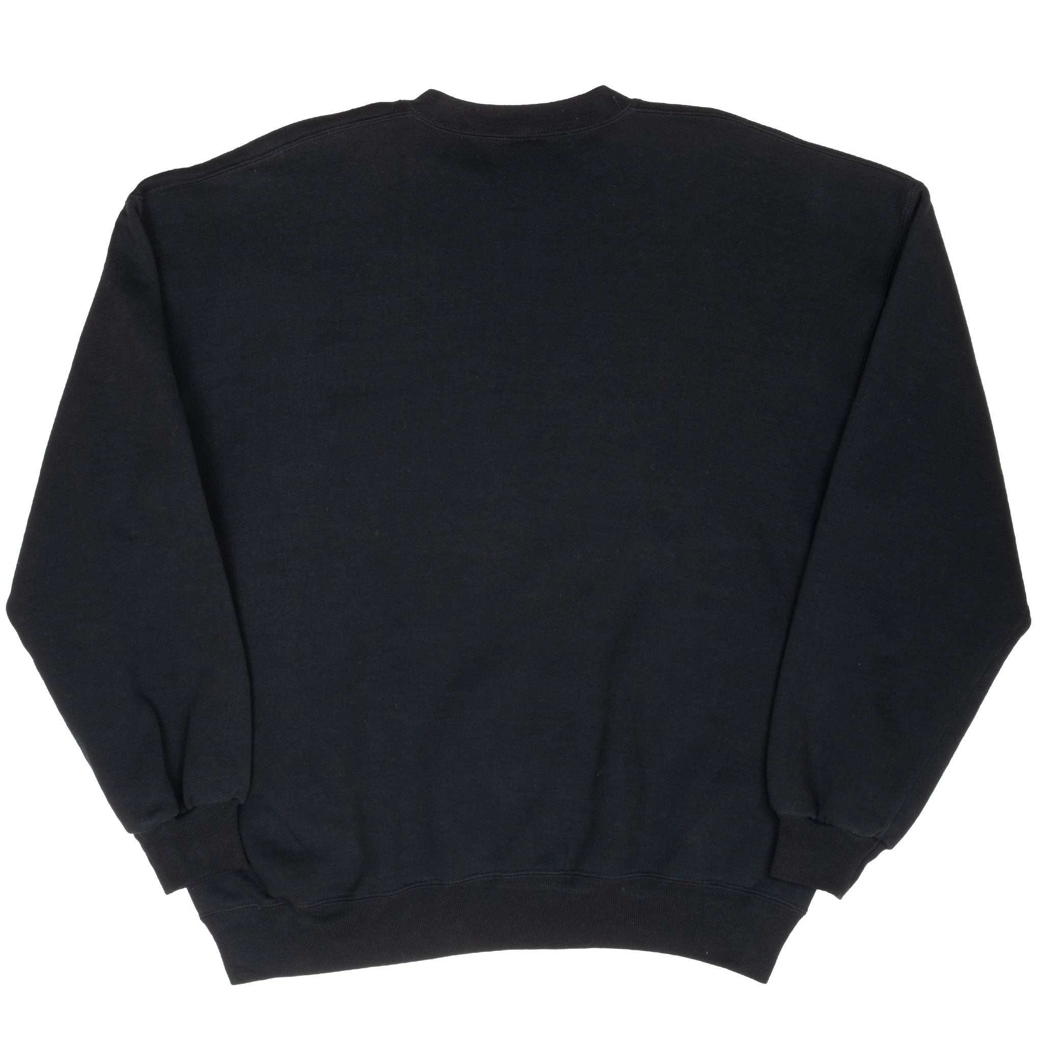 Vintage Russell Athletic Black Blank Sweatshirt 1990S Size XL Made In Usa