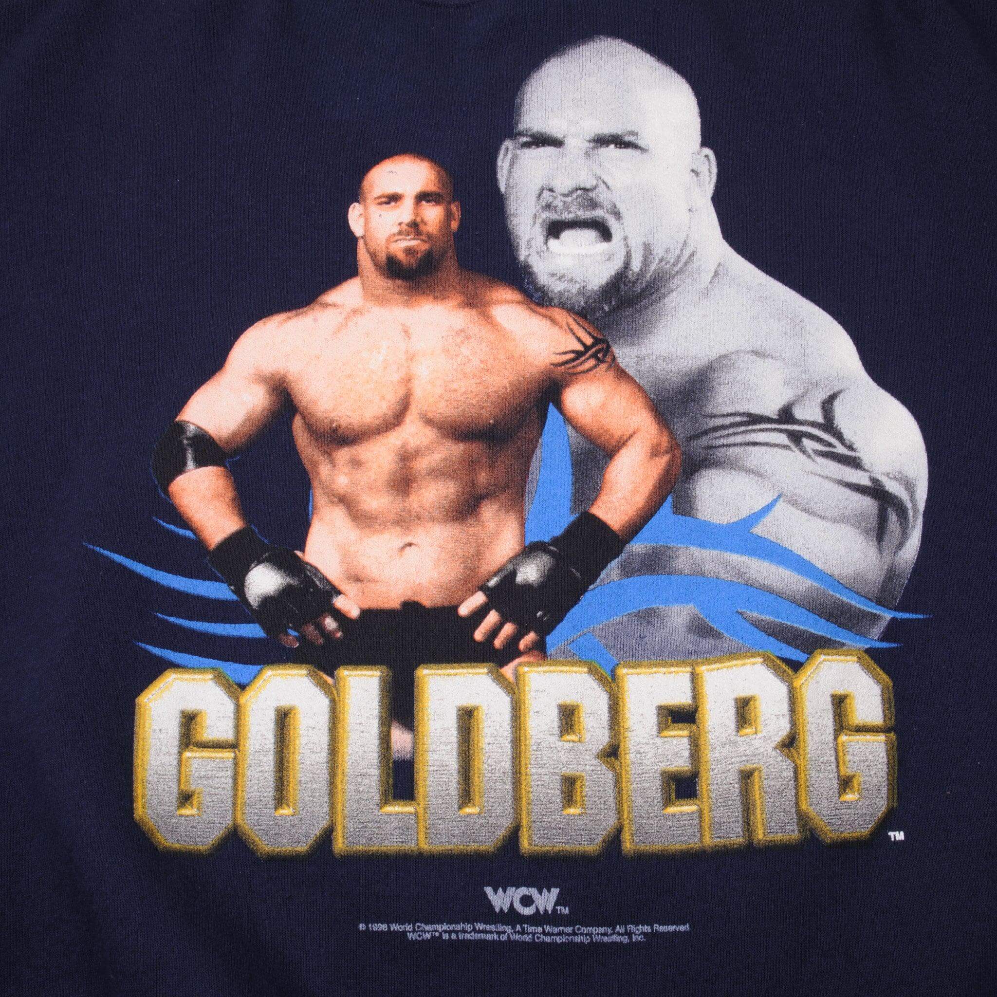 Vintage Wcw Goldberg 1998 Sweatshirt Size XL