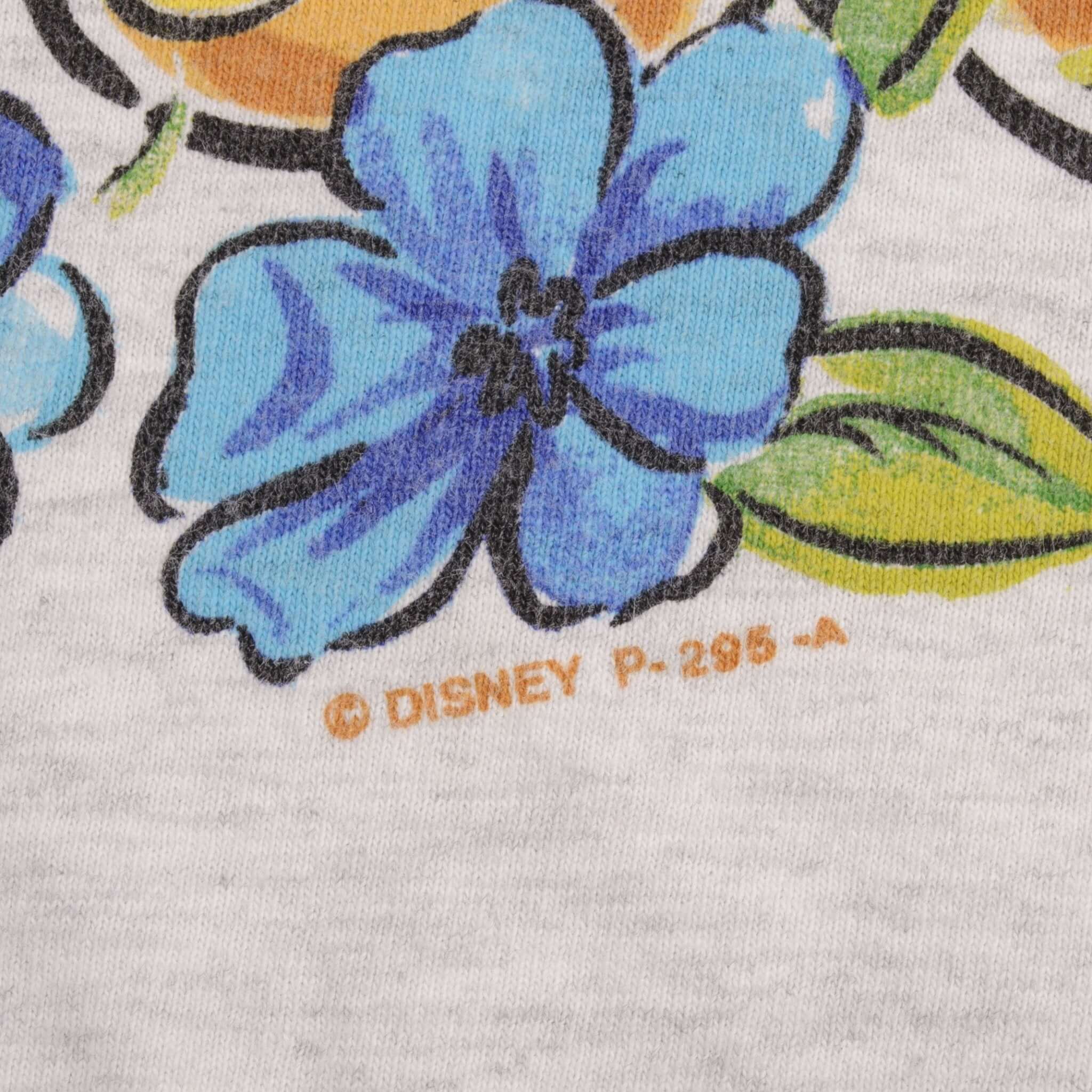 Vintage Disney Winnie The Pooh Flower 1990S Tee Shirt Size Large