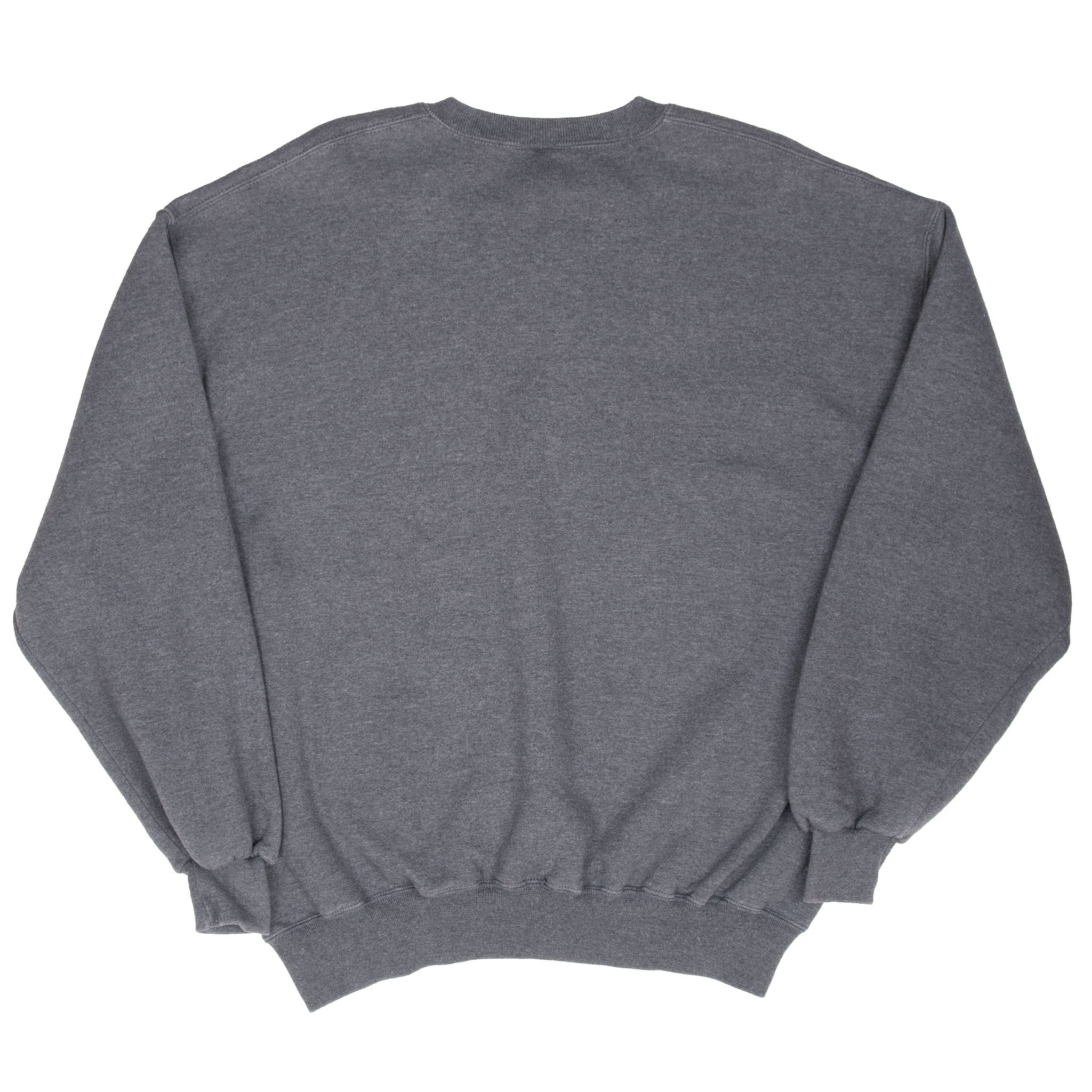 Vintage Russell Athletic Blank Dark Grey Sweatshirt 1990S Size XL Made In Usa