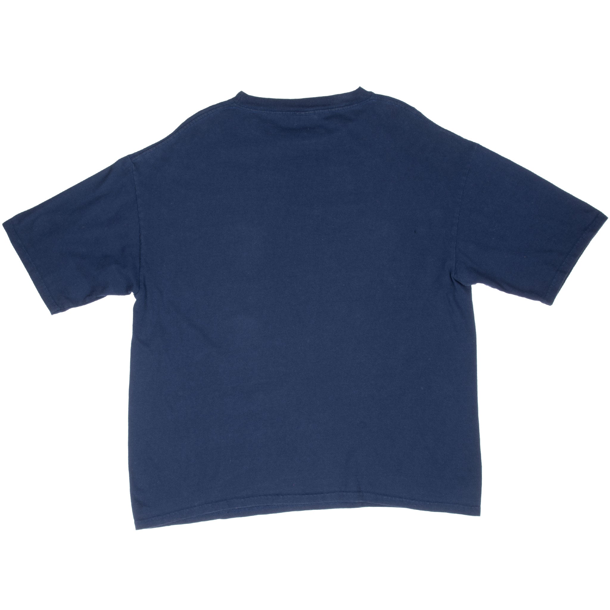 Plain back of navy Cleveland Indians Chuck Finley T-shirt