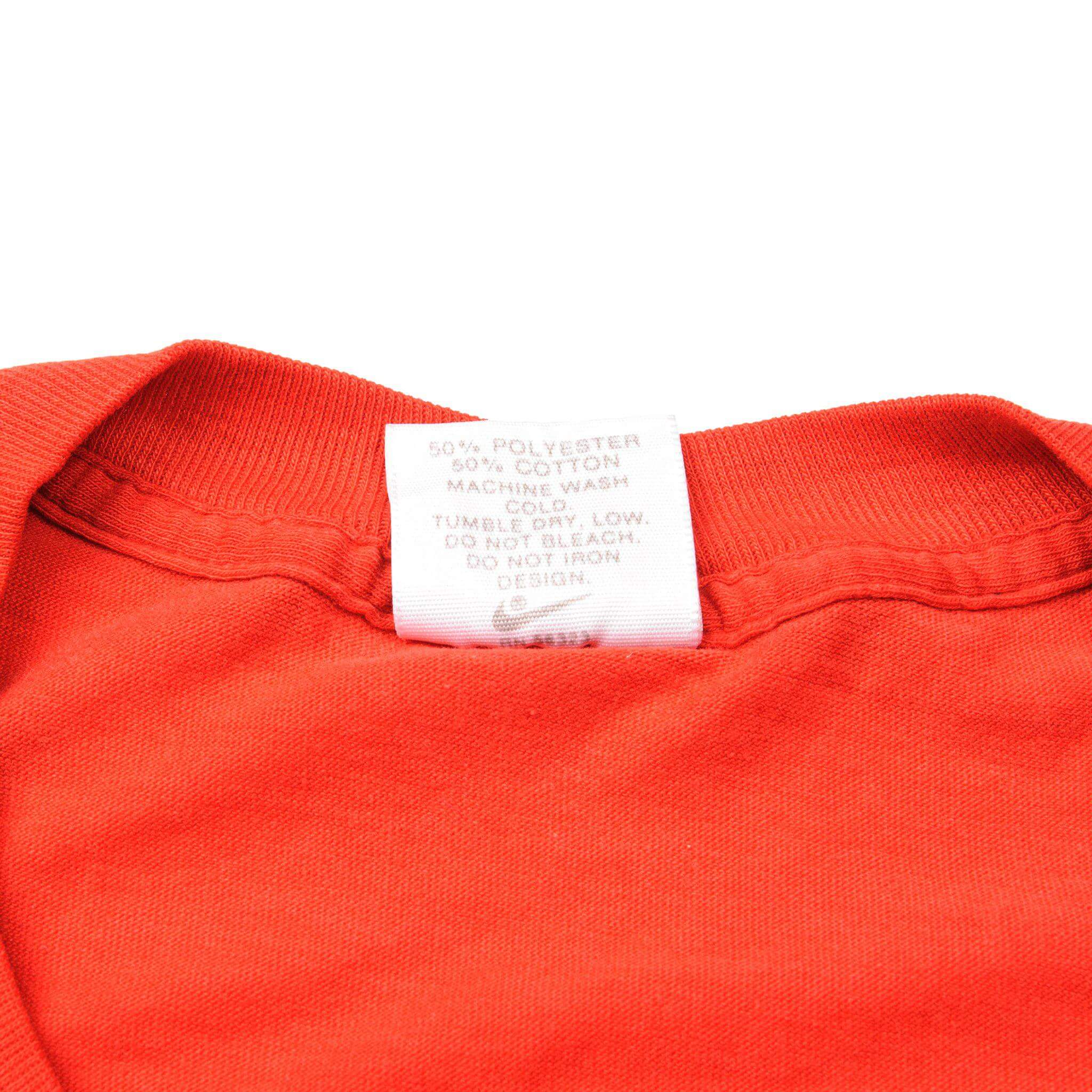 VINTAGE NIKE SOCCER TEE SHIRT 1987-1992 SIZE MEDIUM MADE IN USA