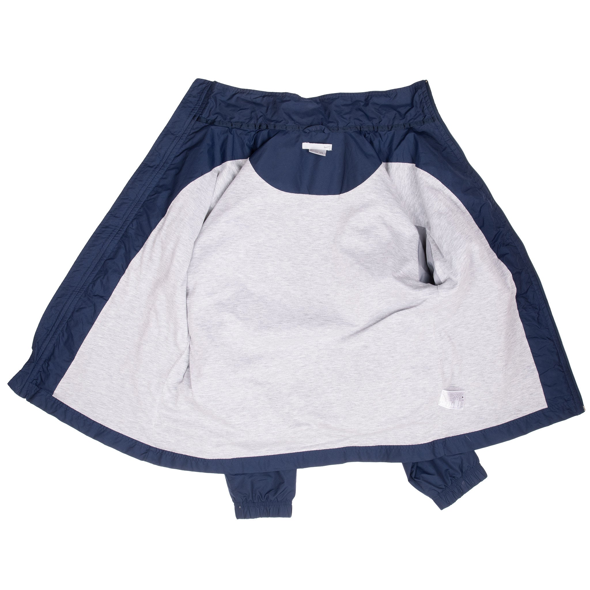 Vintage Nike Classic Swoosh Blue Windbreaker Jacket 2000S Size Medium