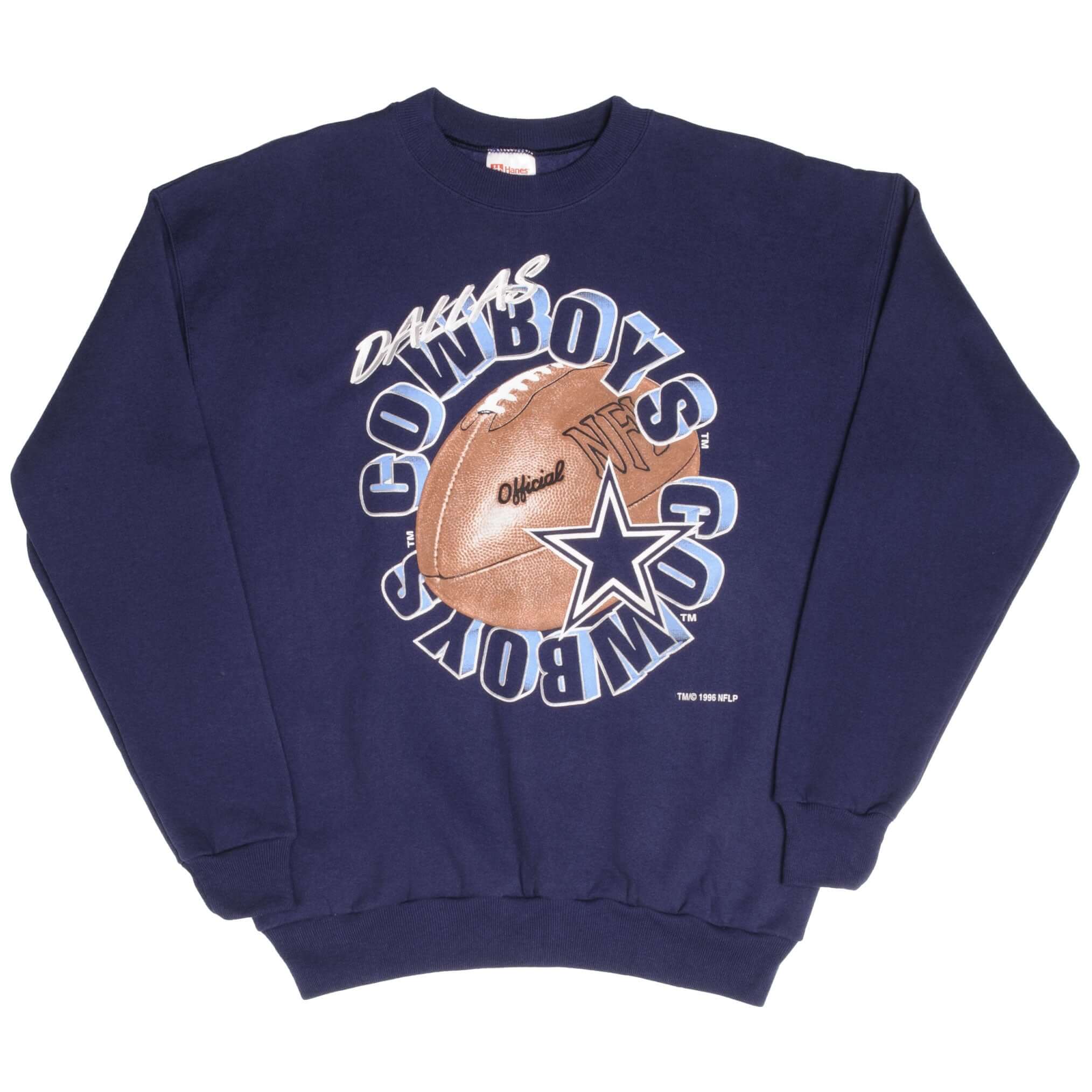 Vintage Nfl Dallas Cowboys Sweatshirt 1990S Size Large Made In Usa