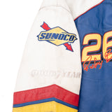 Vintage Nascar Rocky Bobby #26 Wonder Leather Racing Jacket 2000S Size XL