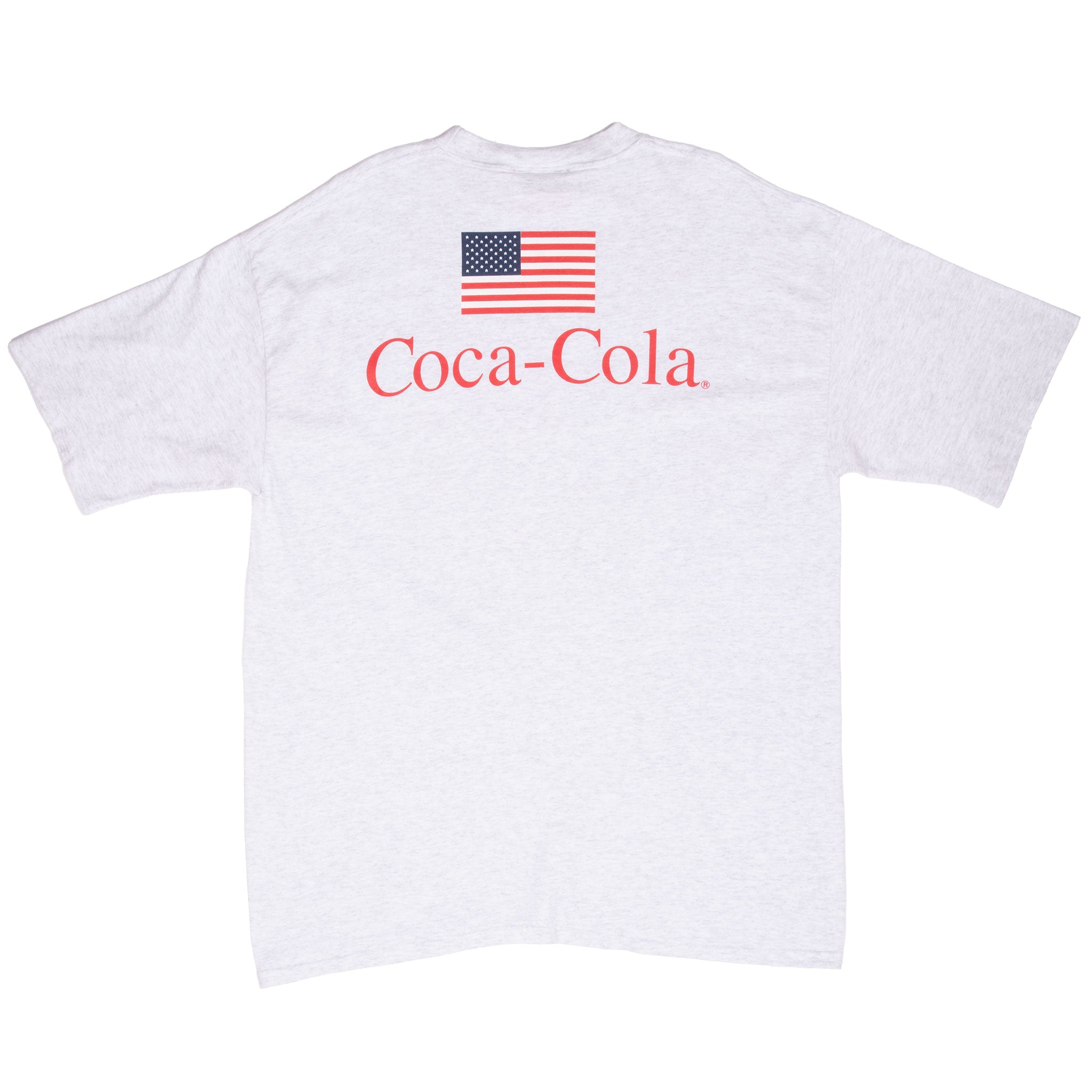 Vintage Coca Cola Polar Bears Tee Shirt 1996 Size XL Made In Usa With Single Stitch Sleeves