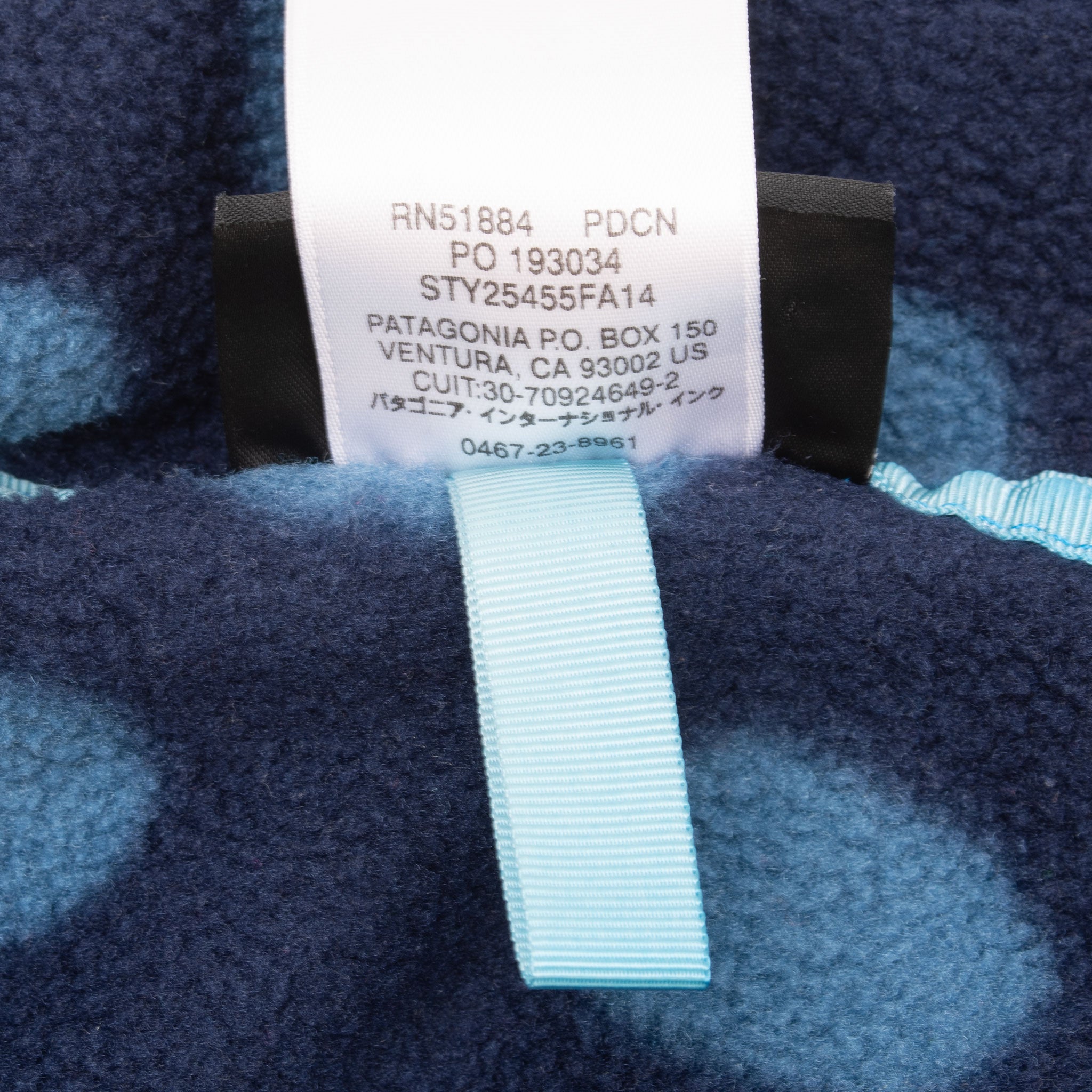 Vintage Patagonia Snap T Synchilla Blue Polka Dot Woman Fleece Jacket Size Medium Women
STY25455FA14