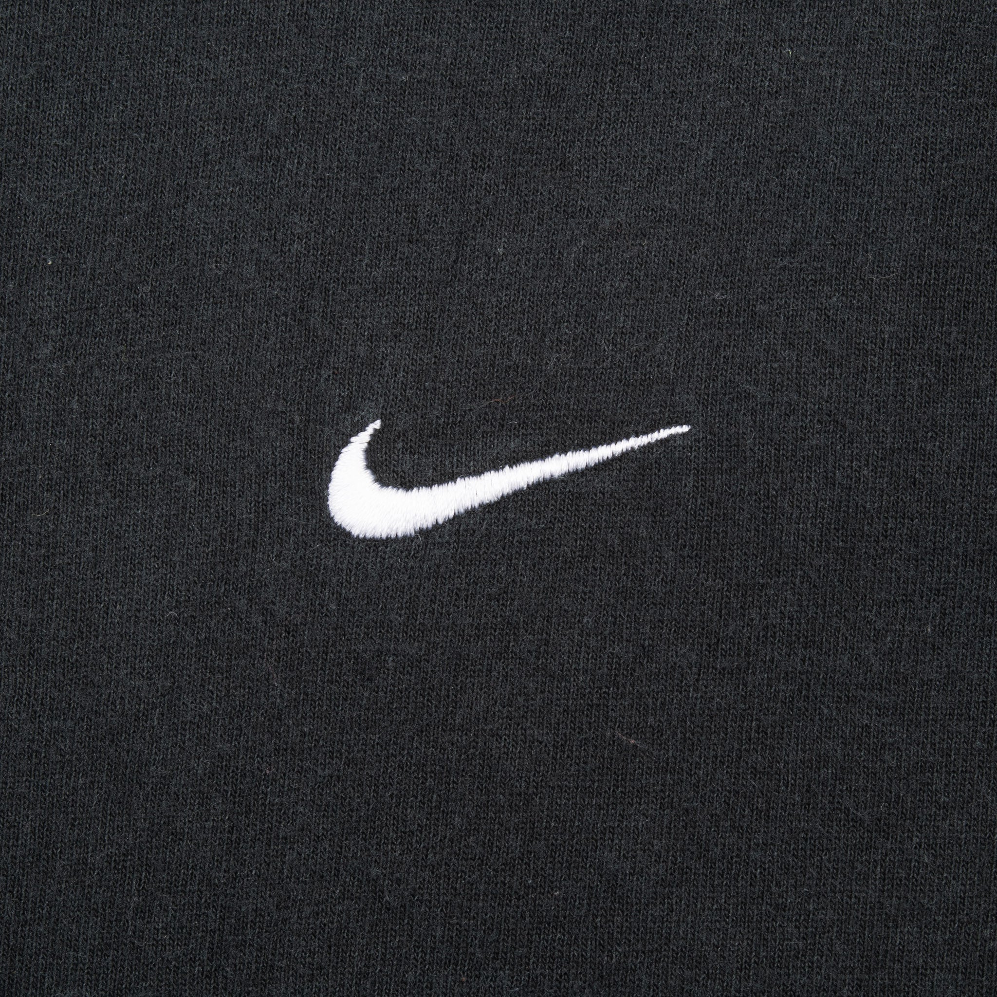 Vintage Nike Black Classic Swoosh Tee Shirt 1990S Size Large