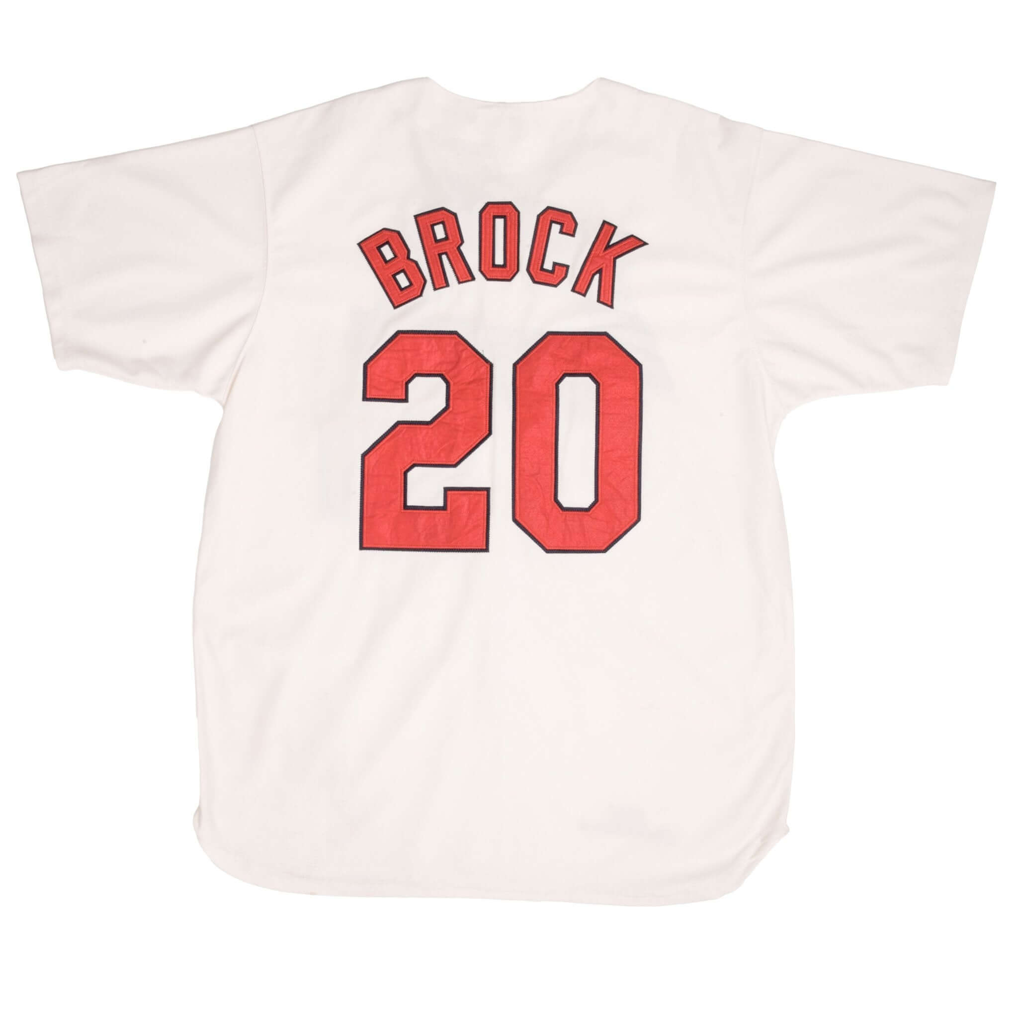 Vintage MLB St Louis Cardinals Lou Brock #20 Mitchell & Ness Coopertown Collection Jersey 1964 Size 52 Deadstock