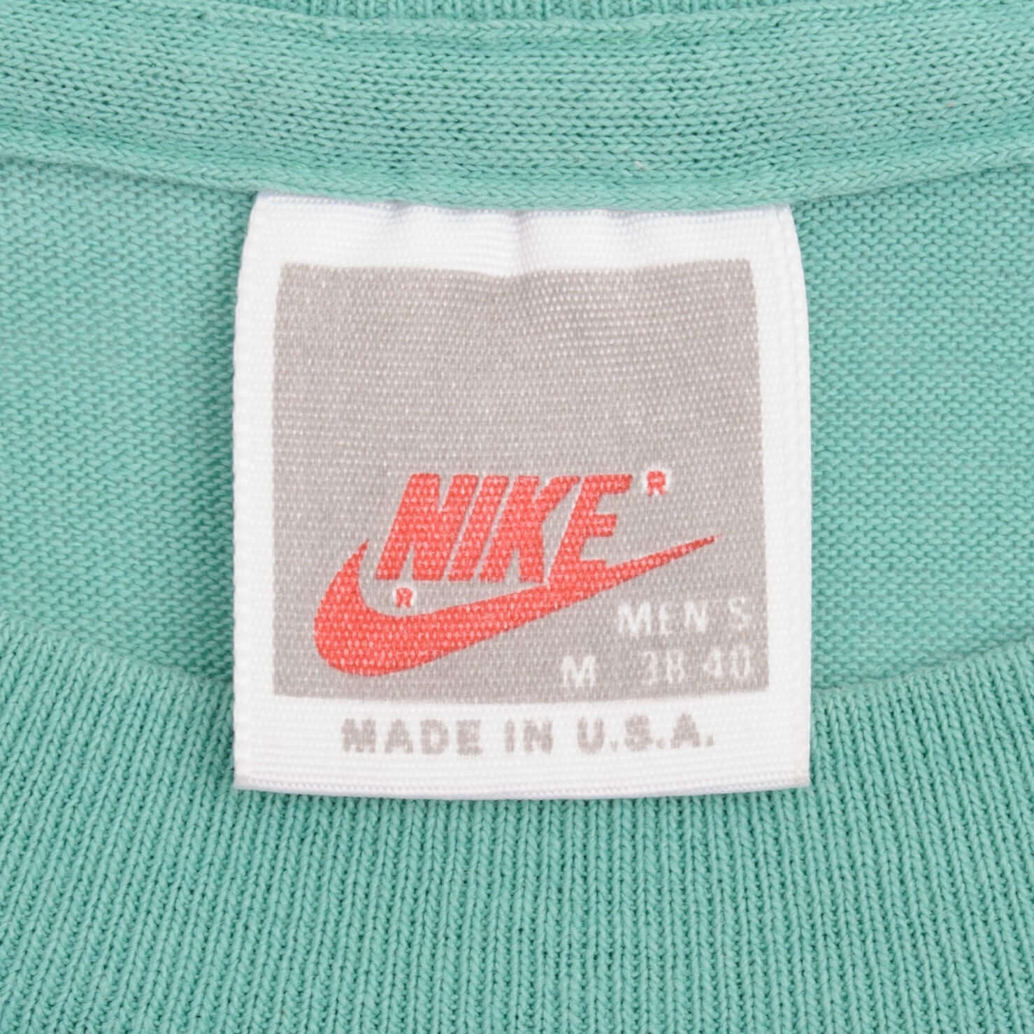 Vintage Nike Just Stuff It 1980s Tee Shirt Size Small Made In USA With Single Stitch Sleeves