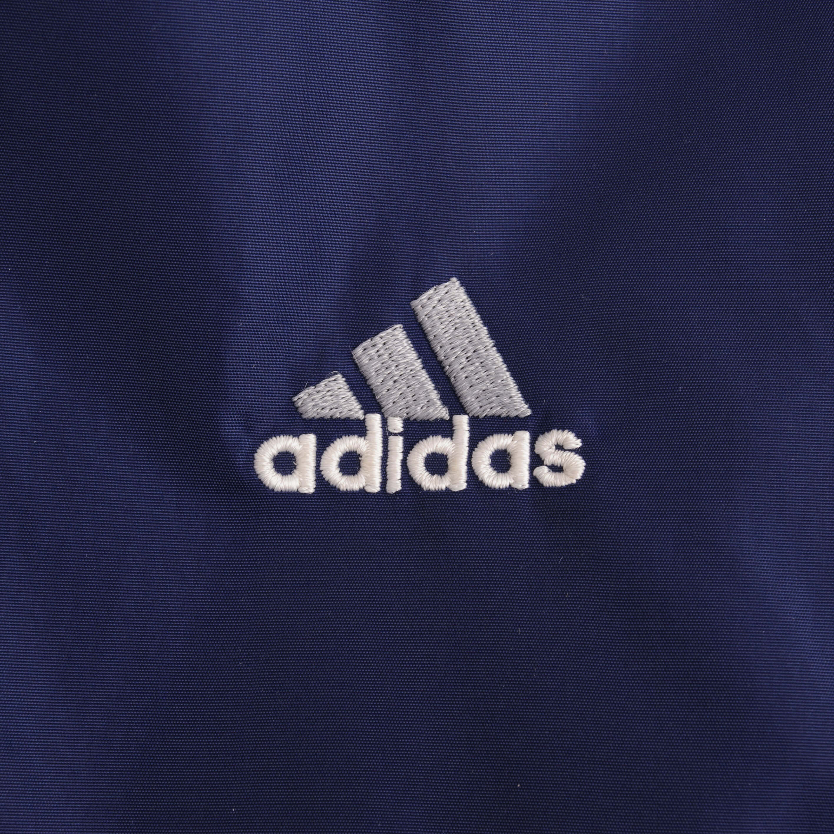 Vintage Adidas Reversible Nylon Windbreaker Hooded Jacket 2000S Size XL