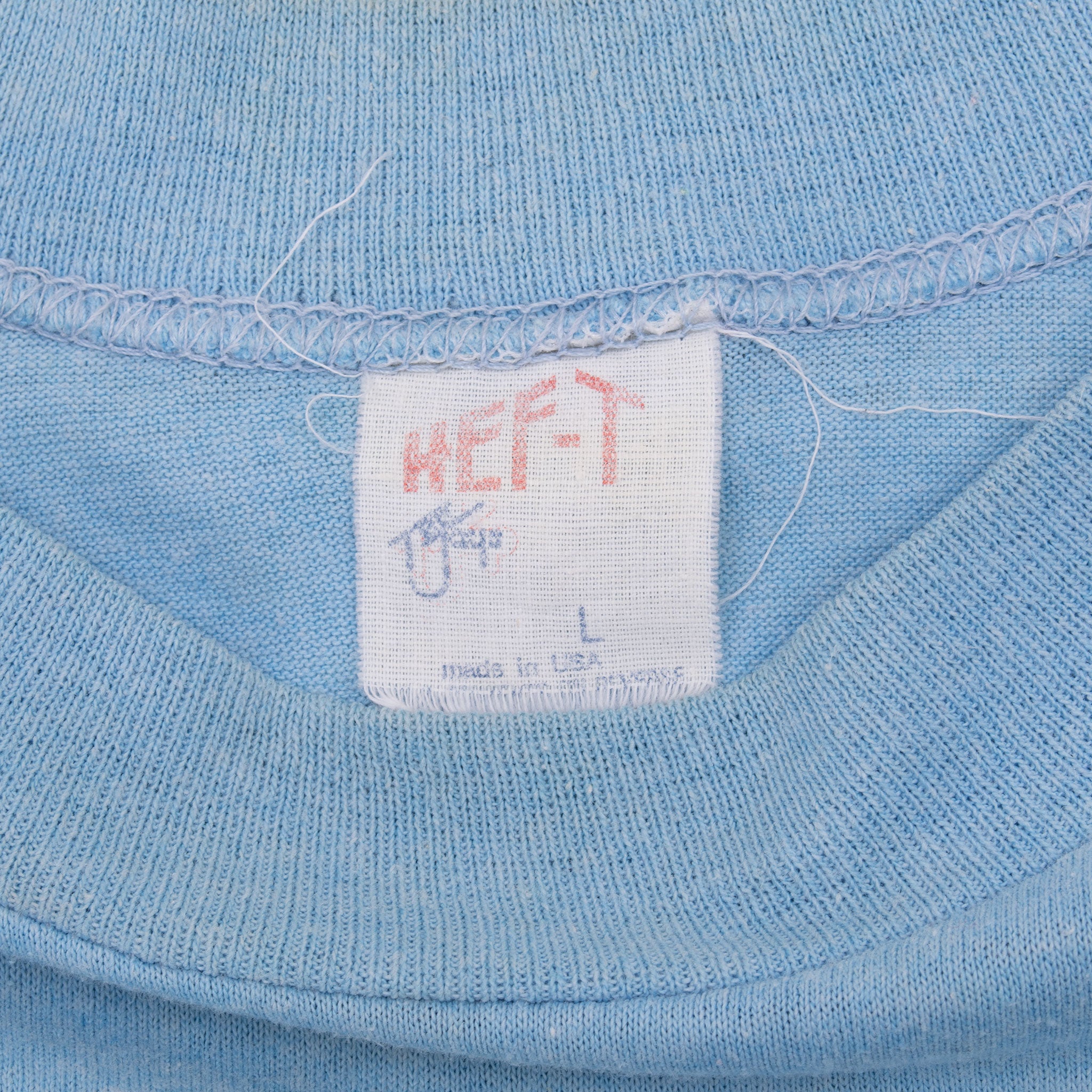 Vintage Hawaiian Ocean To Ocean Surfing Long Sleeve Tee Shirt 1983 Size Medium Made In Usa With Single Stitch Hem