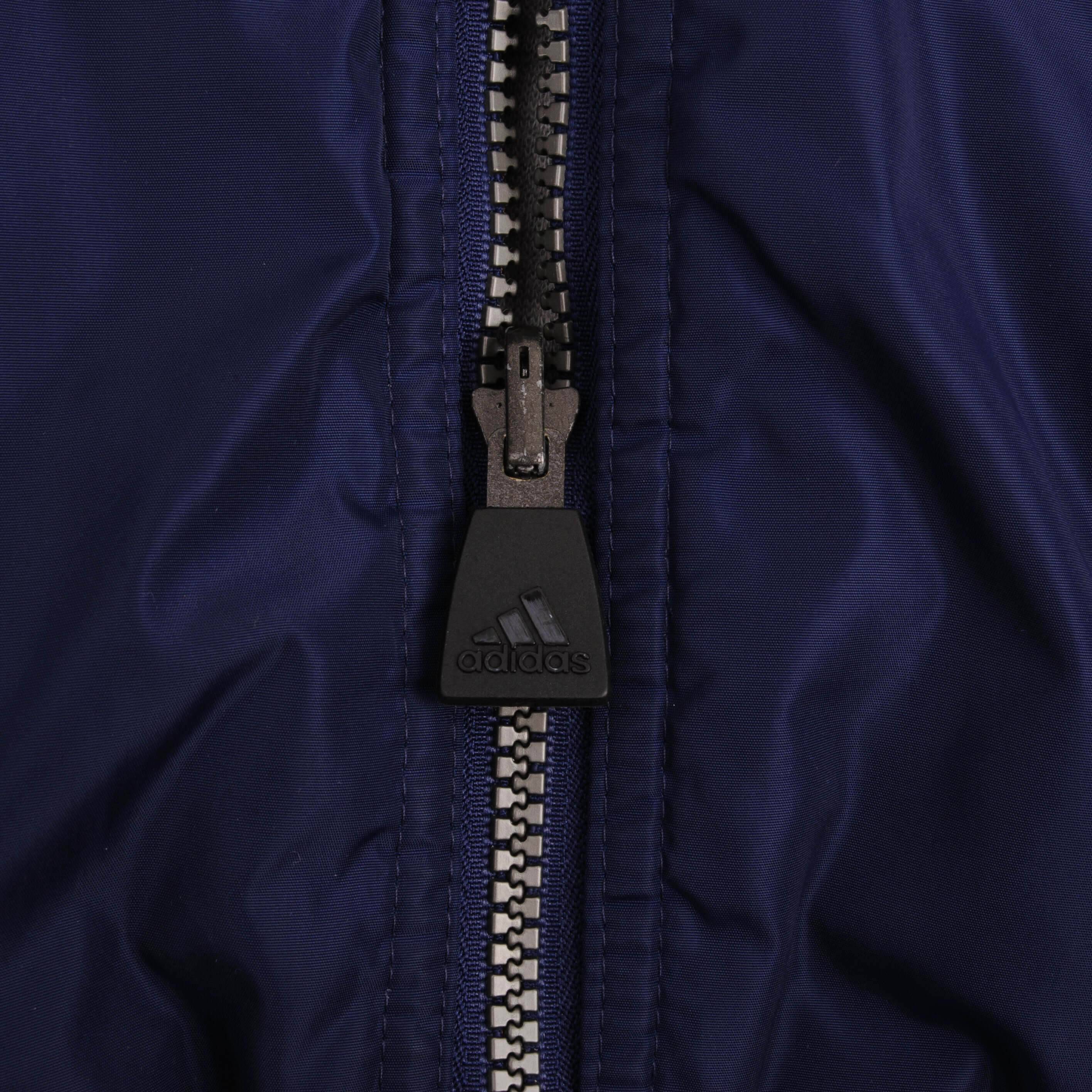 Vintage Adidas Reversible Nylon Windbreaker Hooded Jacket 2000S Size XL