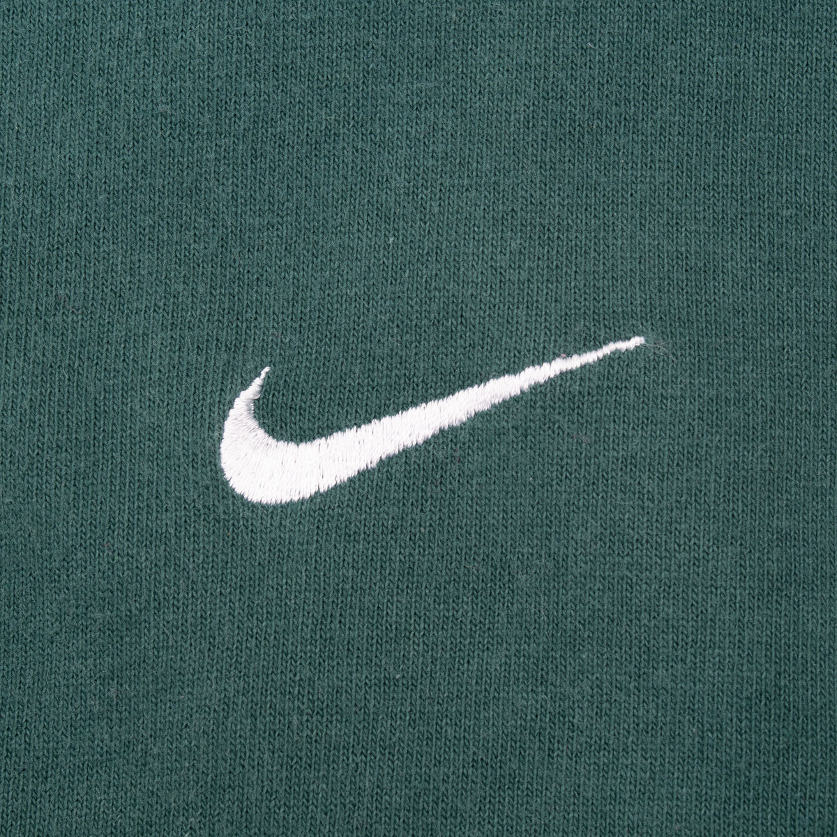 Vintage Nike Classic Swoosh Green Tank Top Tee Shirt 1990S Size Large Made In Usa