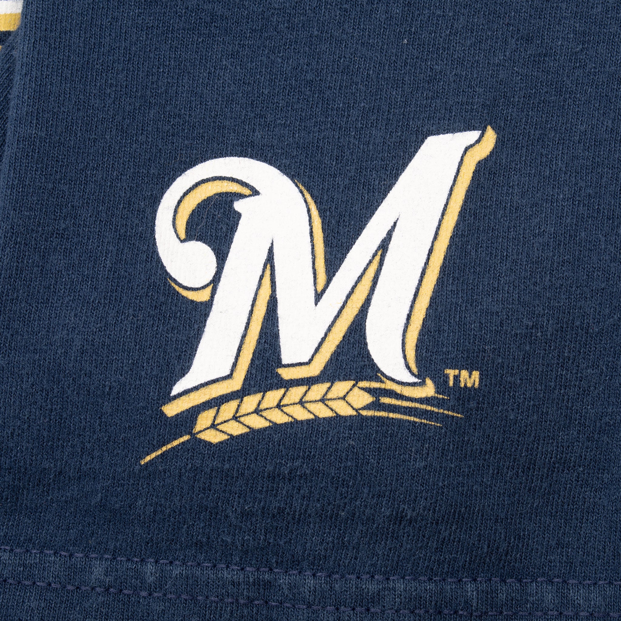 Vintage Mlb Milwaukee Brewers Blue Nike 2000S Tee Shirt Size 2XL