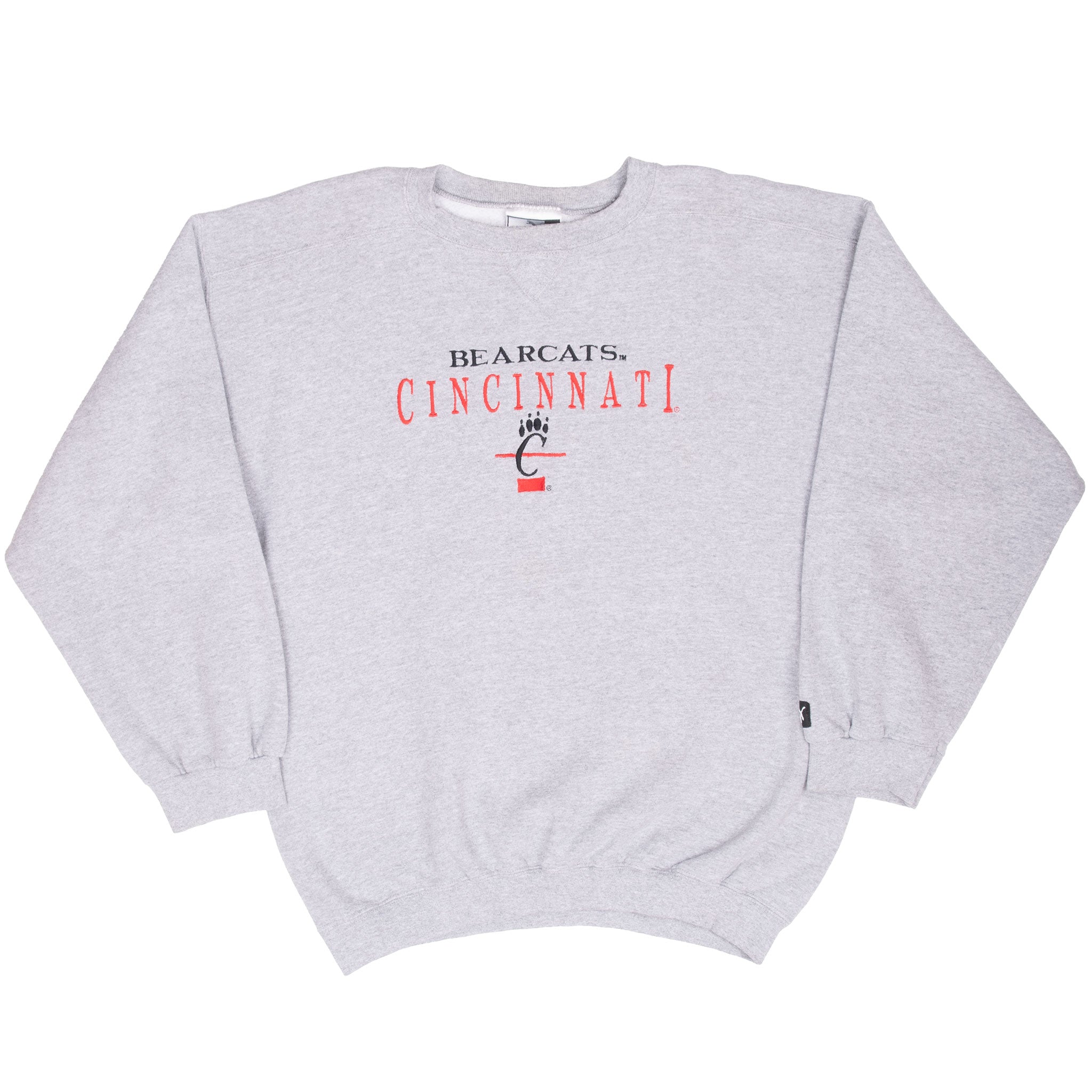 Vintage Ncaa Cincinnati Bearcats Embroidered Puma Sweatshirt 1990S Size XL