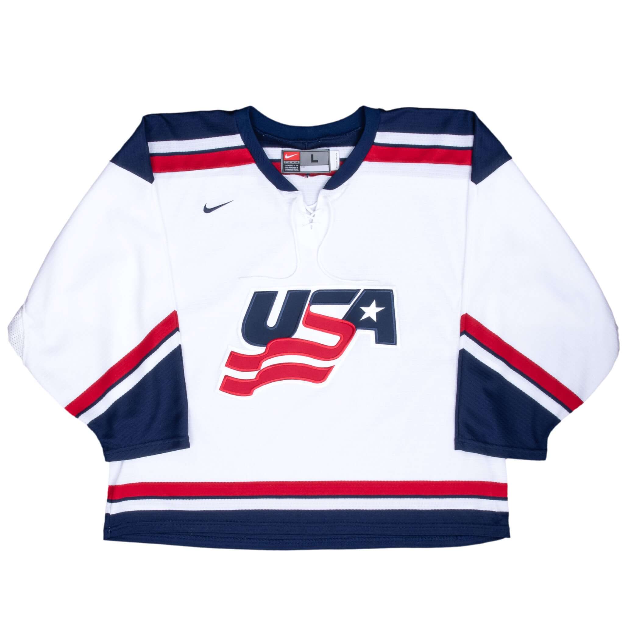 Vintage Nike Team Usa Ice Hockey Jersey 2000S Size Large
