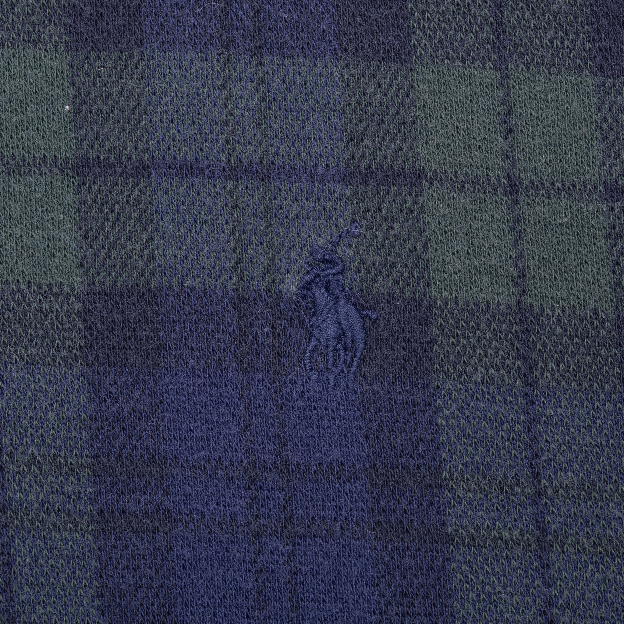 Vintage Ralph Lauren Plaid Rugby Polo Shirt 1990S Size XL Made In Usa