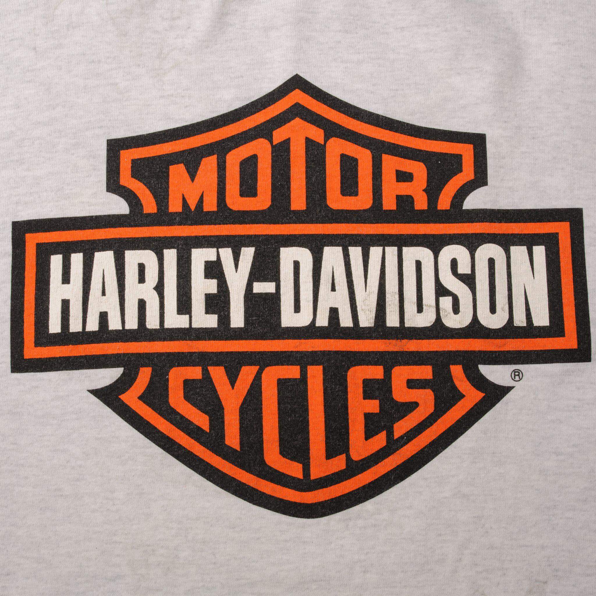 VINTAGE HARLEY DAVIDSON LONG SLEEVES TEE SHIRT SIZE XL