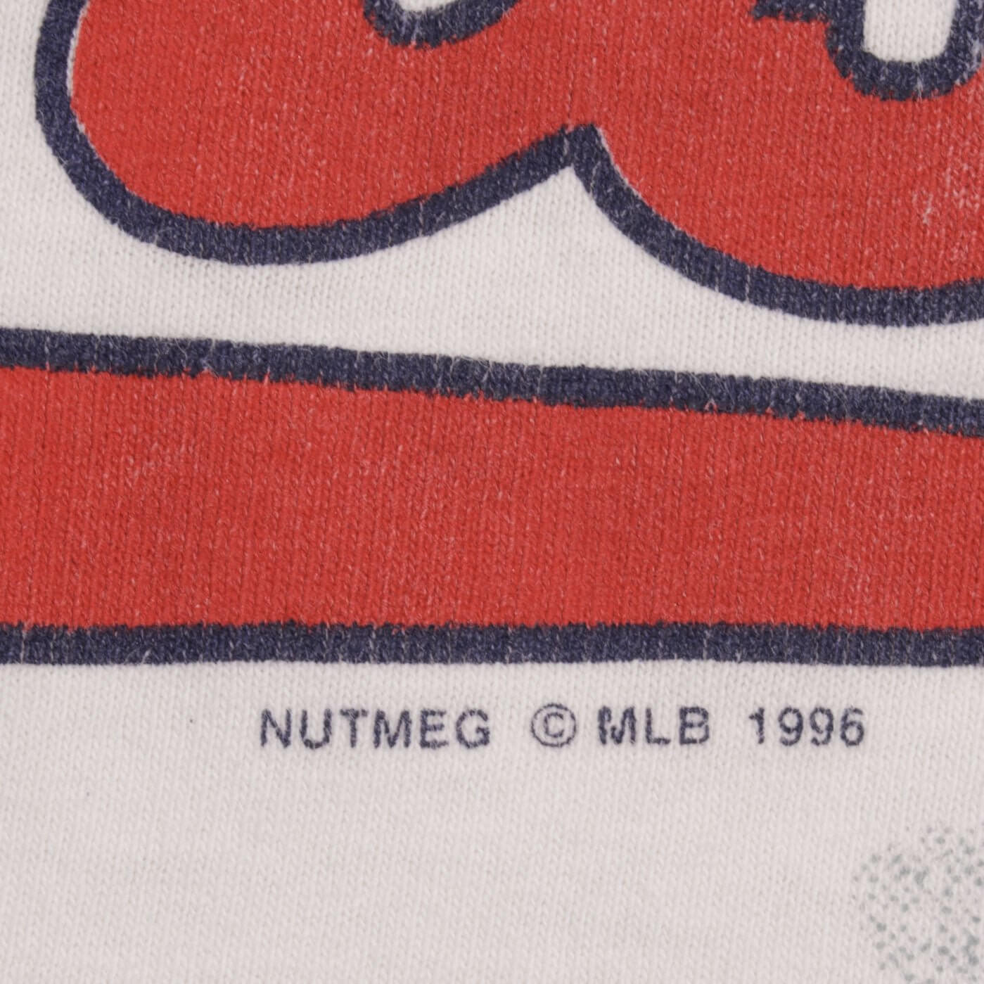 Vintage Mlb All Over Print Cleveland Indians 1996 Tee Shirt Size XL Made In USA