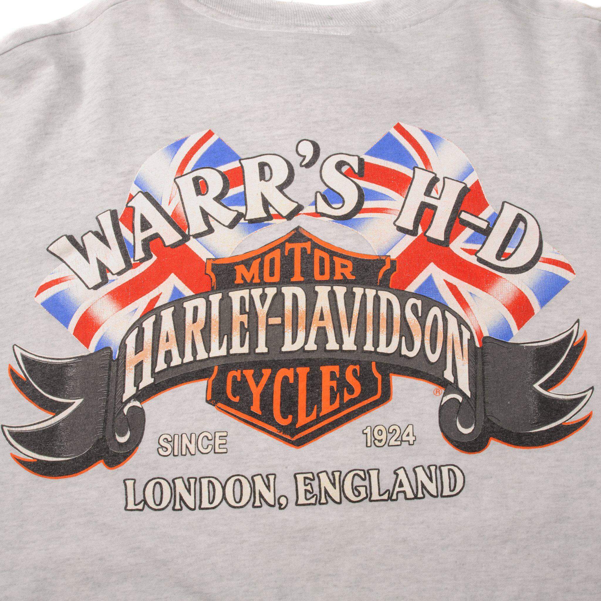 VINTAGE HARLEY DAVIDSON LONG SLEEVES TEE SHIRT SIZE XL
