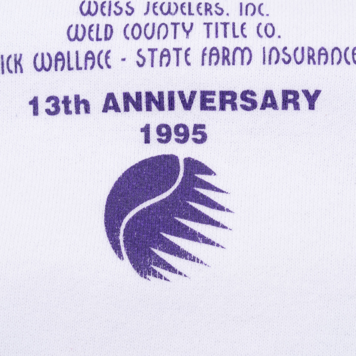 Vintage Greeley Tennis Championships 1995 Sweatshirt Size XL Made In Usa