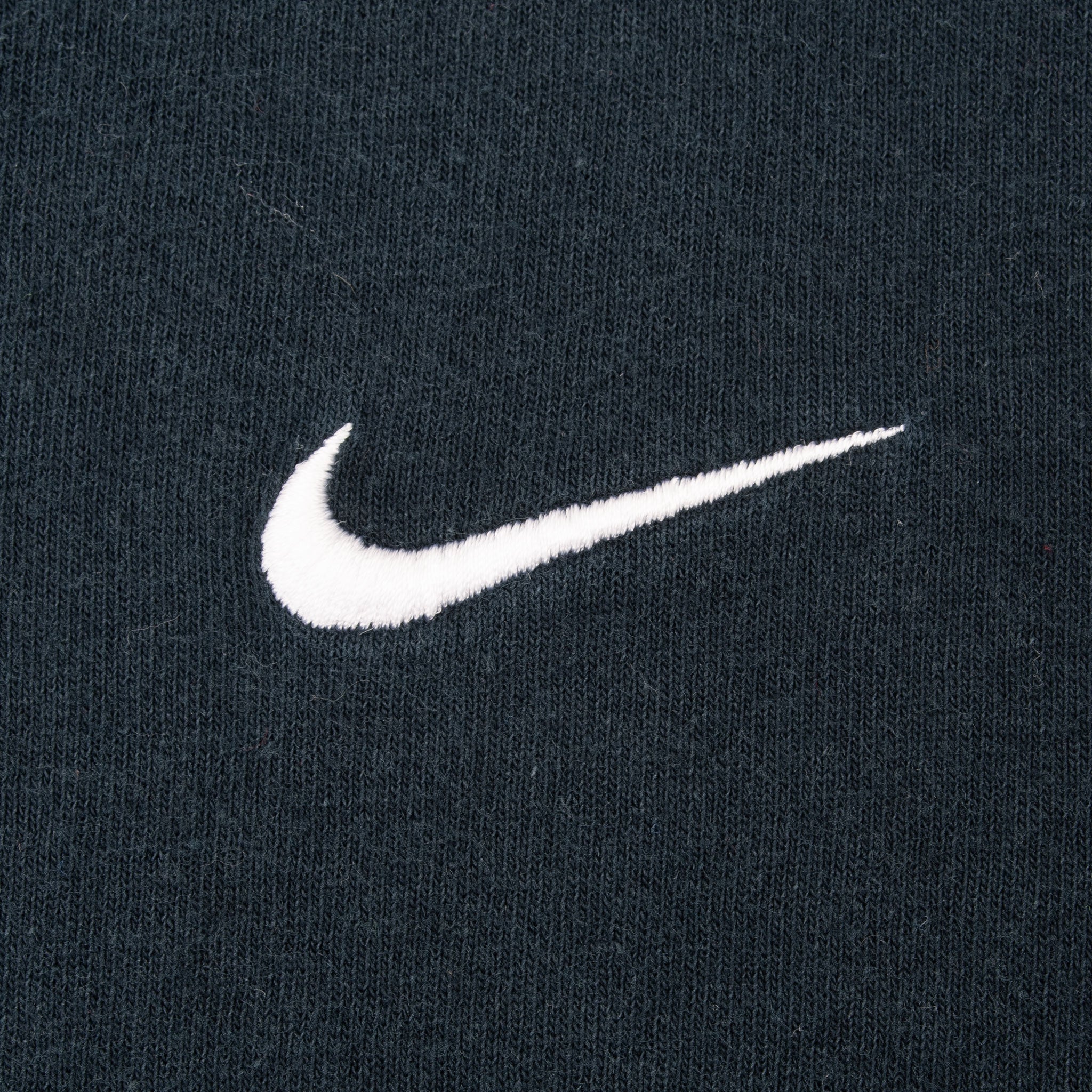 Vintage Nike Classic Swoosh Black Tee Shirt Late 1990S Size Medium Made In Usa