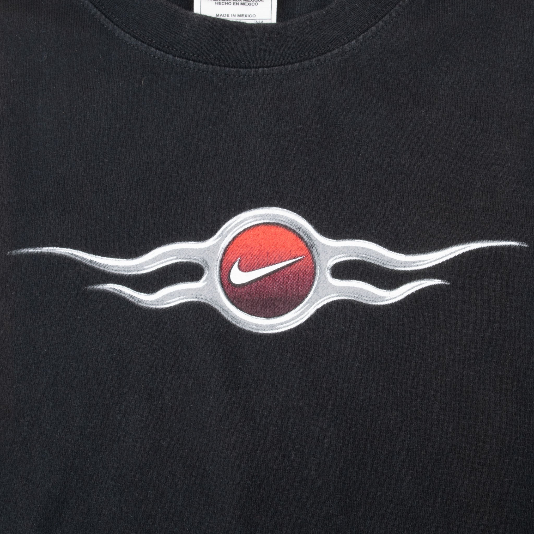 Vintage Nike Air Black Tank Top Tee Shirt 1990S Size 2Xl Made In Usa