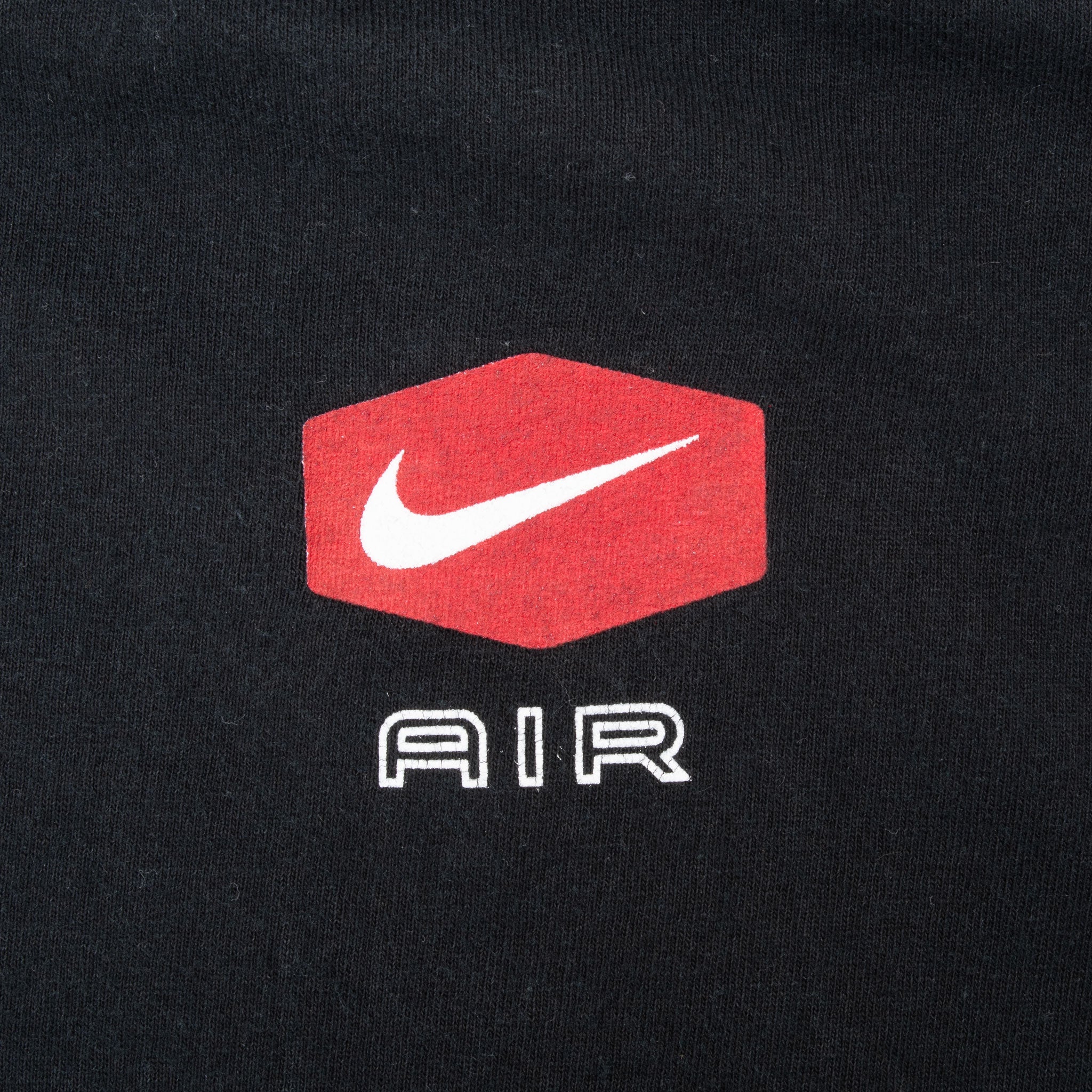 Vintage Nike Air Black Tank Top Tee Shirt 1990S Size 2Xl Made In Usa