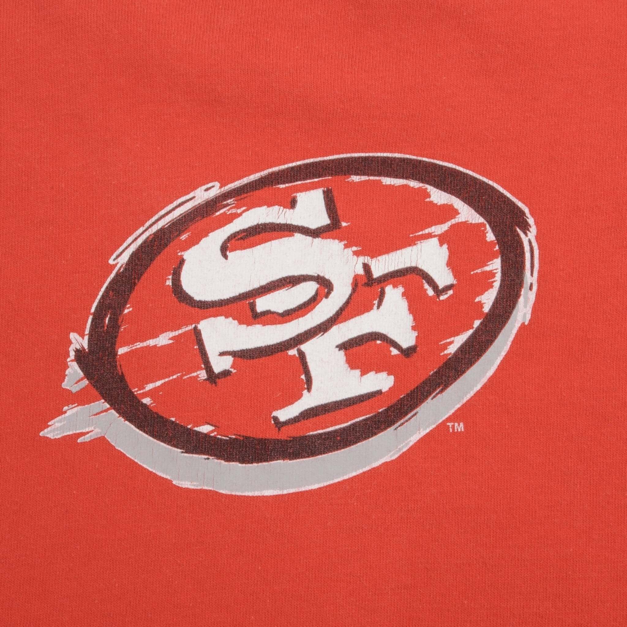 Vintage NFL San Francisco 49ERS 1993 Tee Shirt Size Medium Made In USA With Single Stitch Sleeves