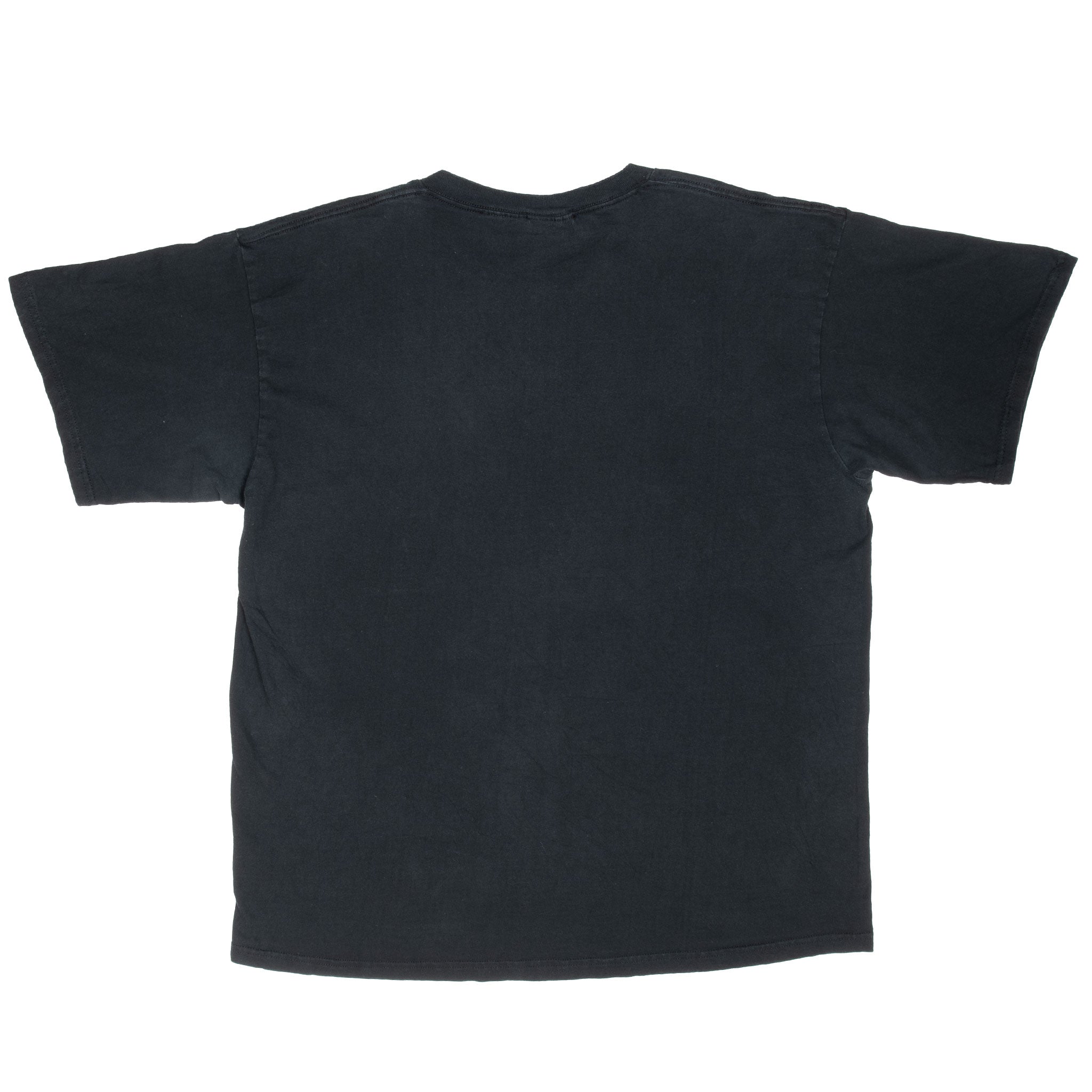 Vintage Nike Black Classic Swoosh Tee Shirt 1990S Size Large