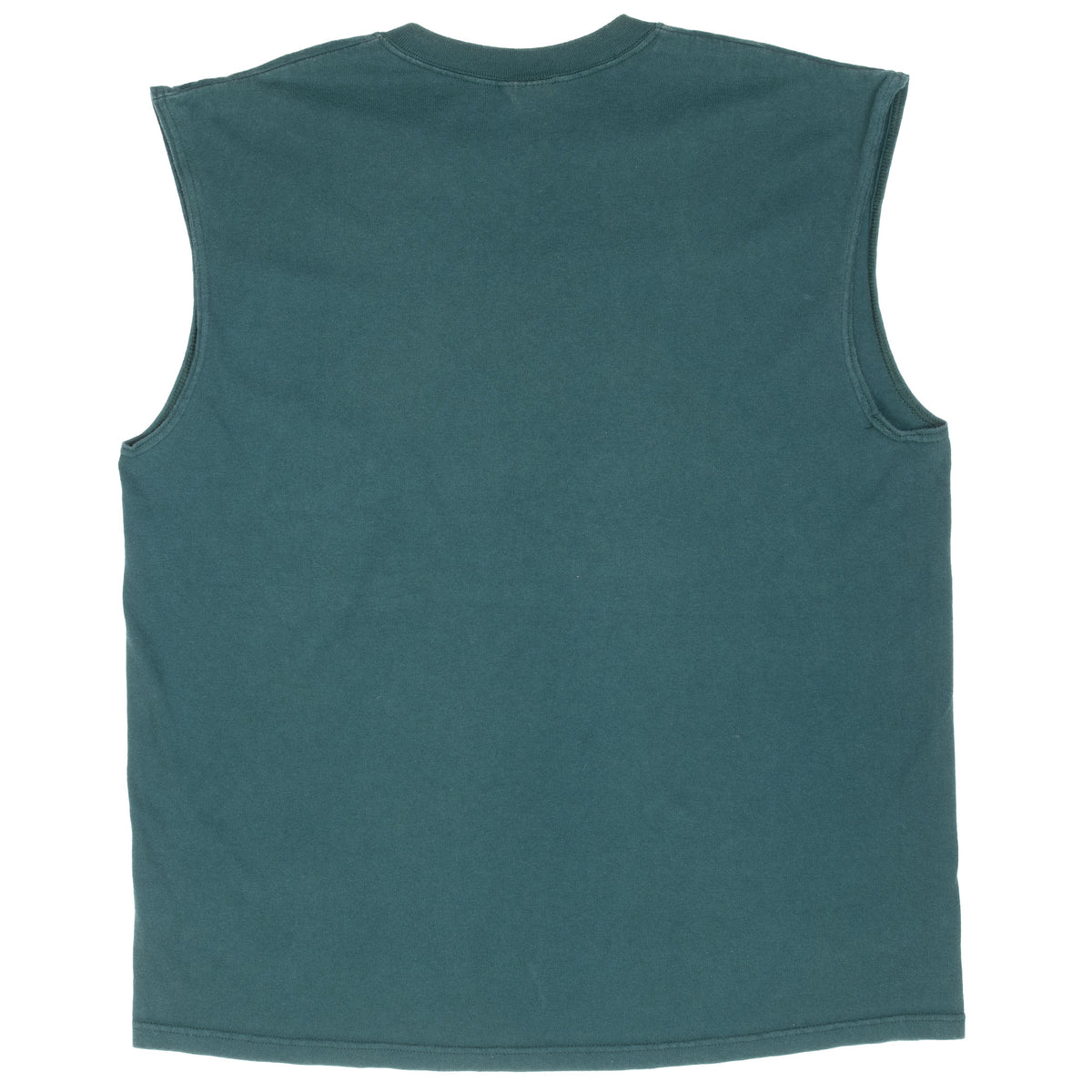 Vintage Nike Classic Swoosh Green Tank Top Tee Shirt 1990S Size Large Made In Usa